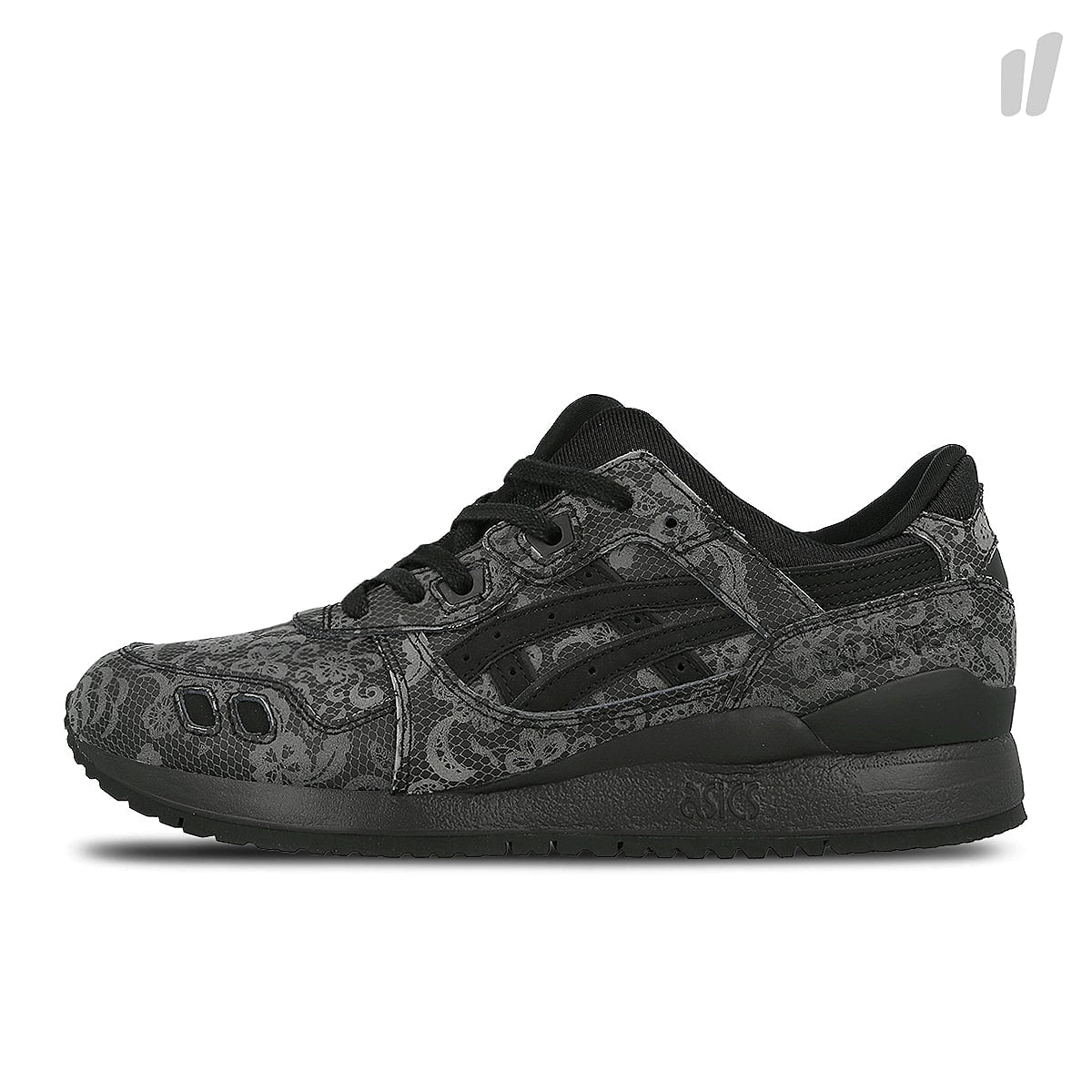 Asics wmns gel lyte iii Black-Black Sneakers H7S5L 9090 | Overkill