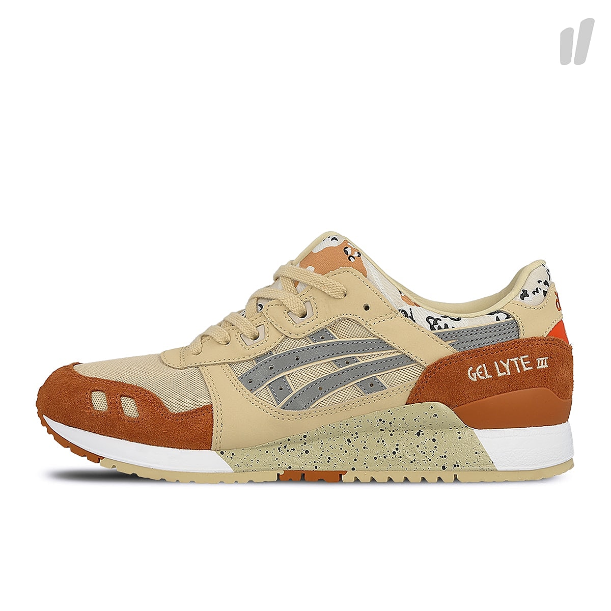 Asics gel lyte iii Marzipan-Silver Low Top Sneakers H7Y0L 0593 | Overkill
