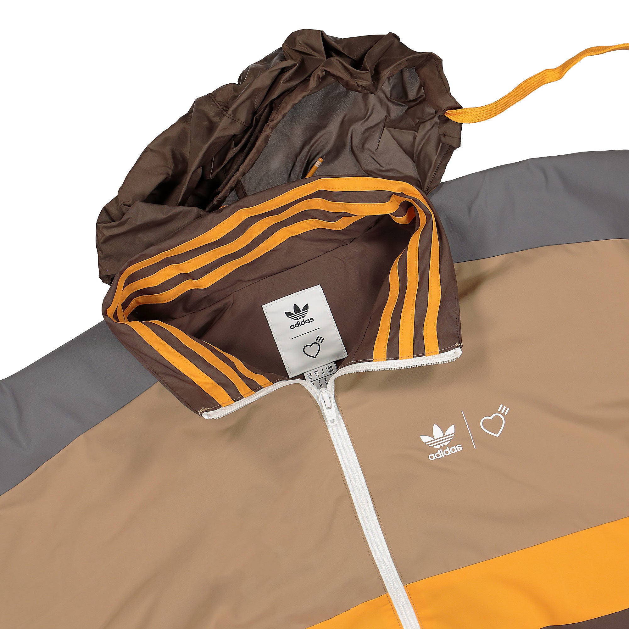 adidas Human Made x adidas Windbreaker Carton / Tanger Windbreaker Close-up | Overkill