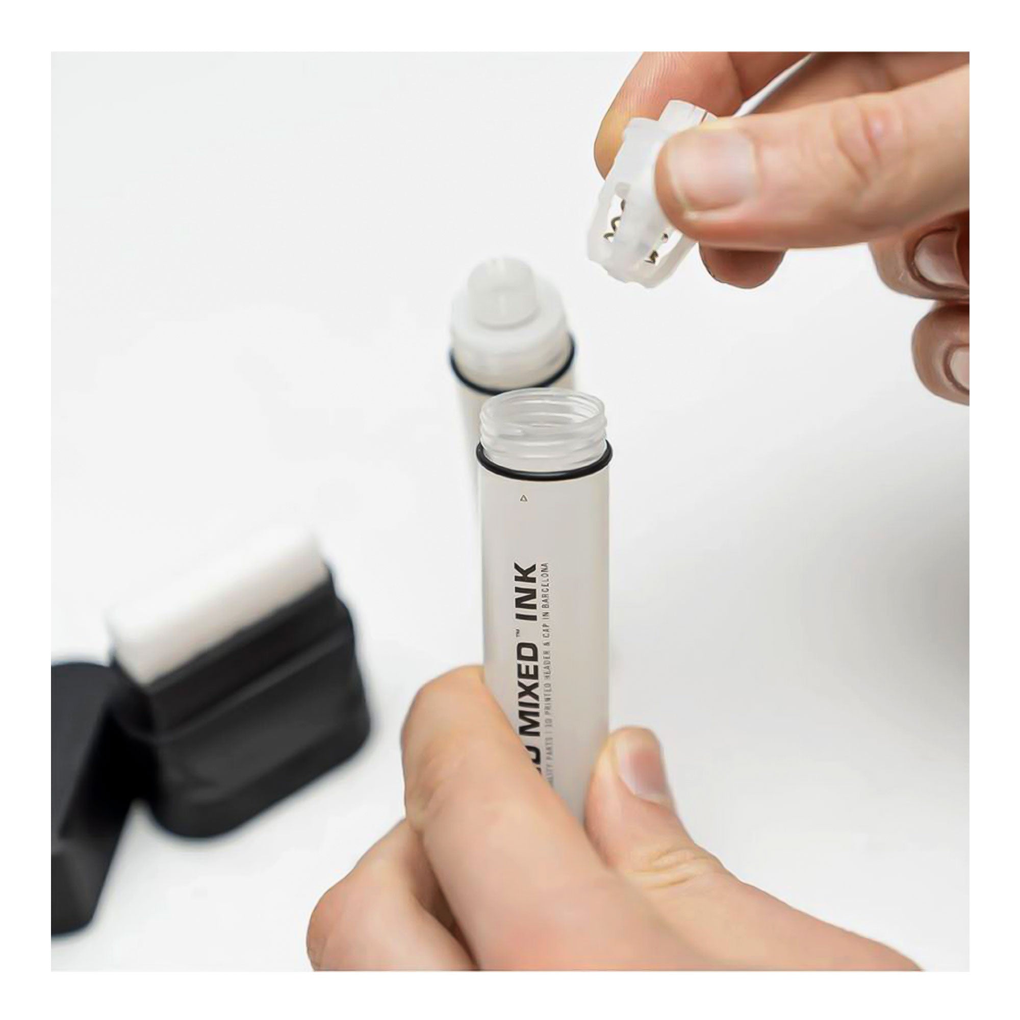 Hand Mixed 2 Ink Black Hole Empty Marker Transparent Marker Material | Overkill