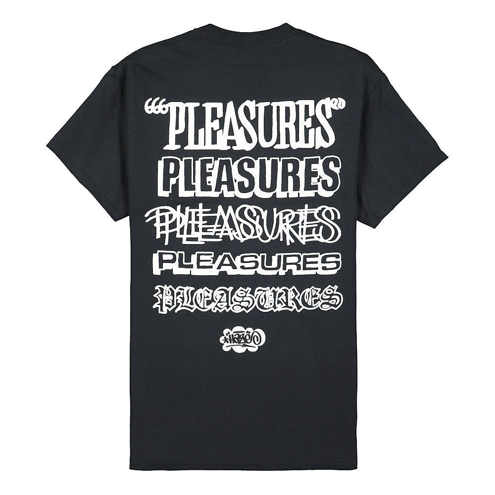 Pleasures Studies T-Shirt Black T-Shirts Close-up | Overkill