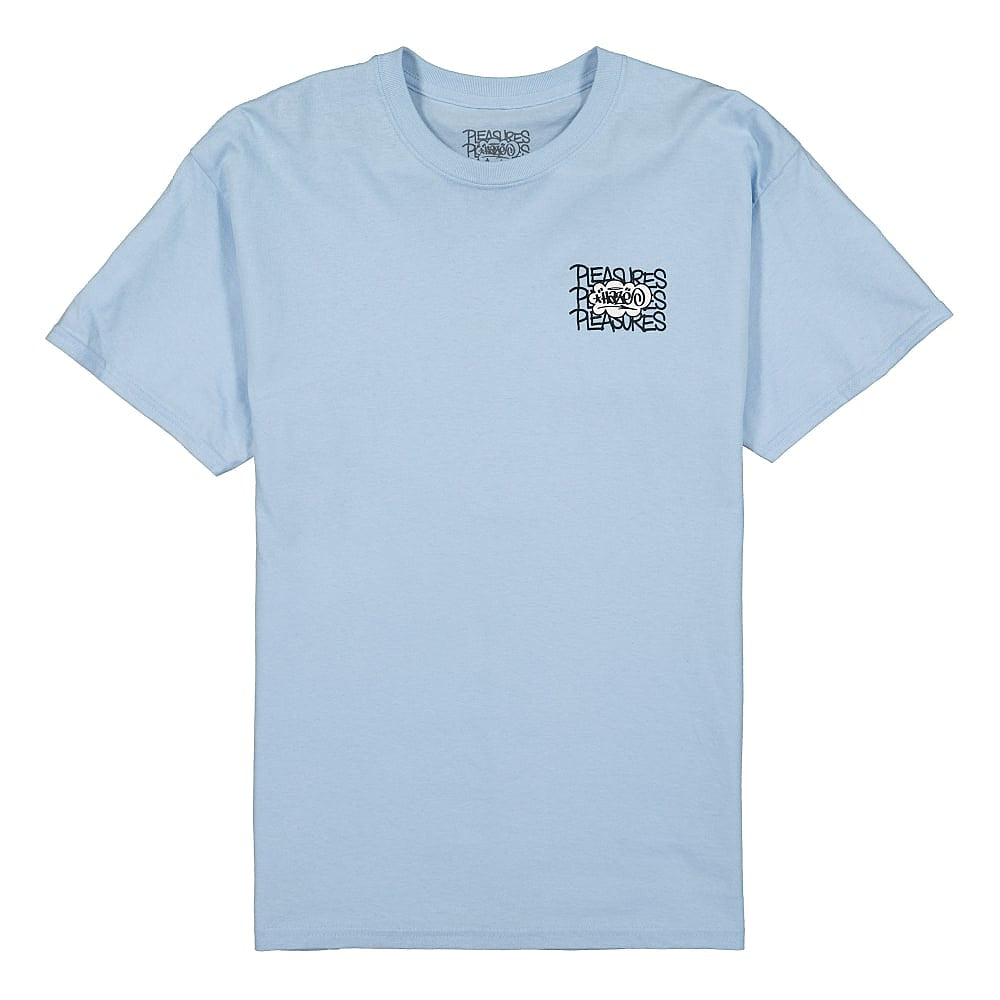 Pleasures Eric Haze x Pleasures Studies T-Shirt Powder Blue T-Shirts HAZE001 | Overkill