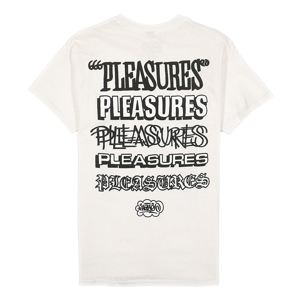 Pleasures Studies T-Shirt White T-Shirts Close-up | Overkill
