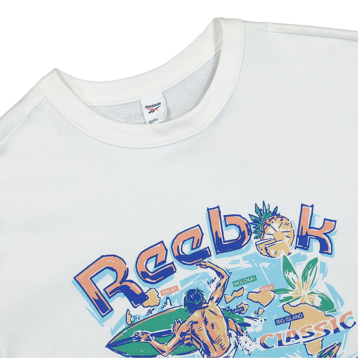 Reebok Classic Destination Tee White T-Shirts Close-up | Overkill