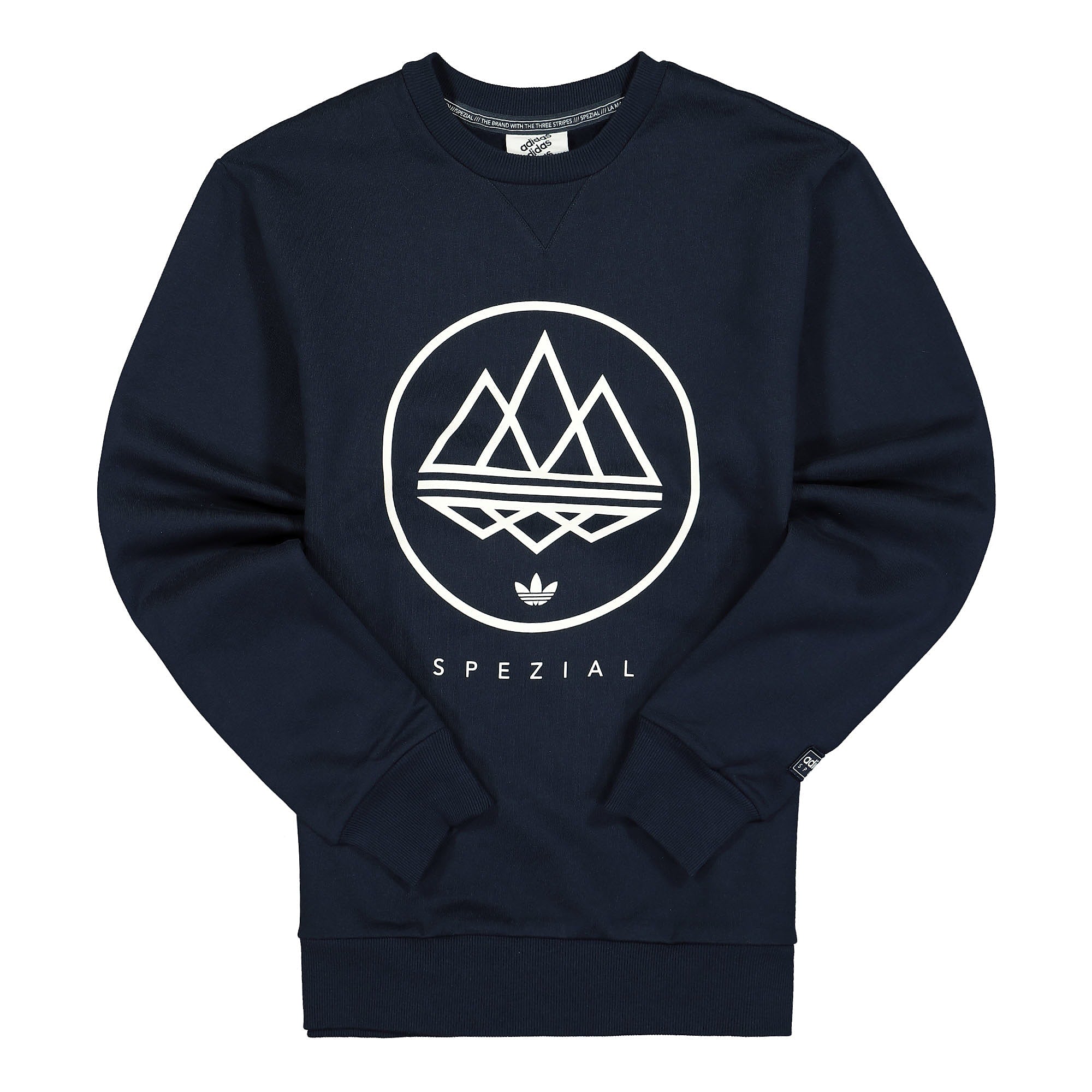 adidas SPZL Modtrefoil Crew Navy Sweatshirts HB9530 | Overkill