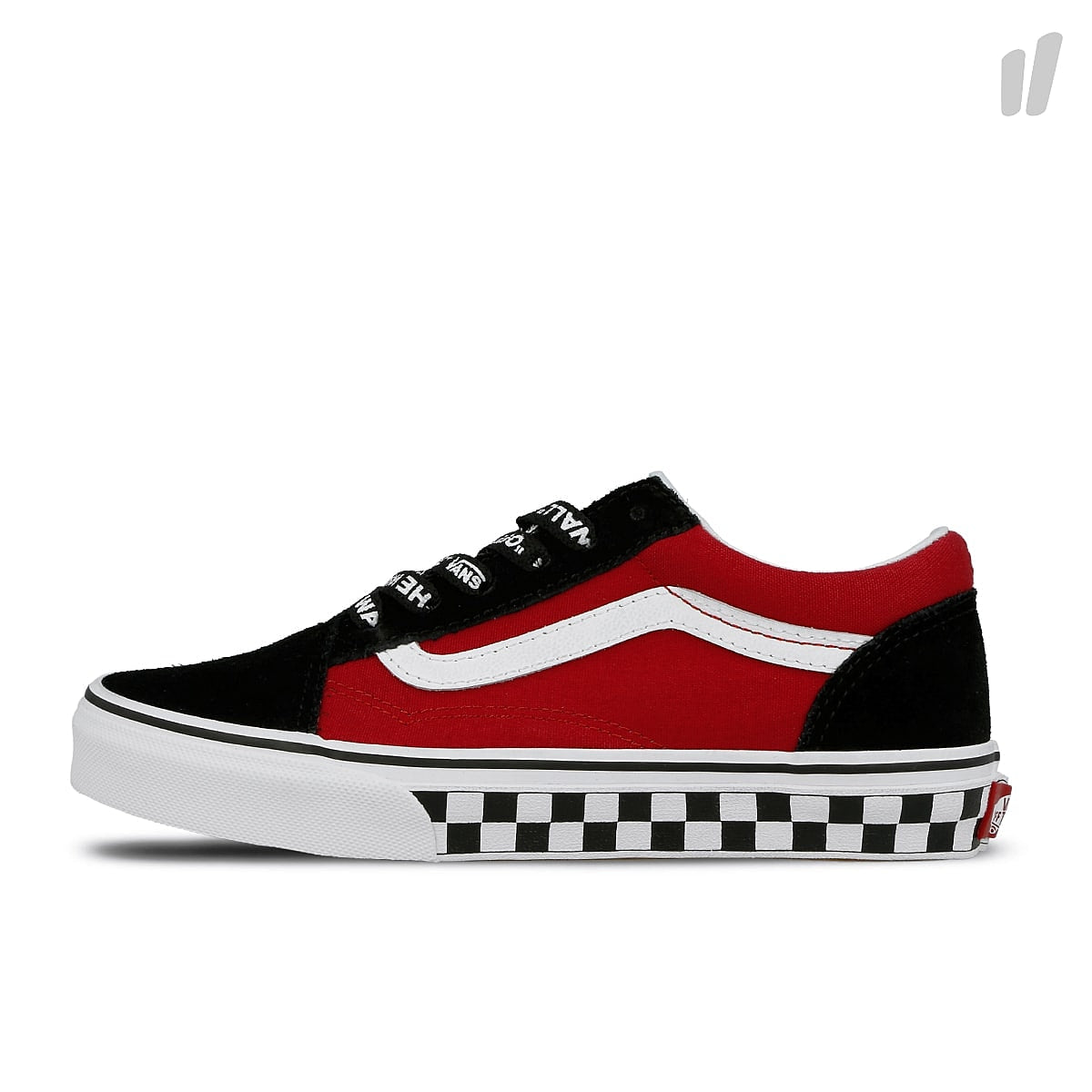 Vans old skool ( Logo Pop ) Black-True White Sneakers HBVI71 | Overkill