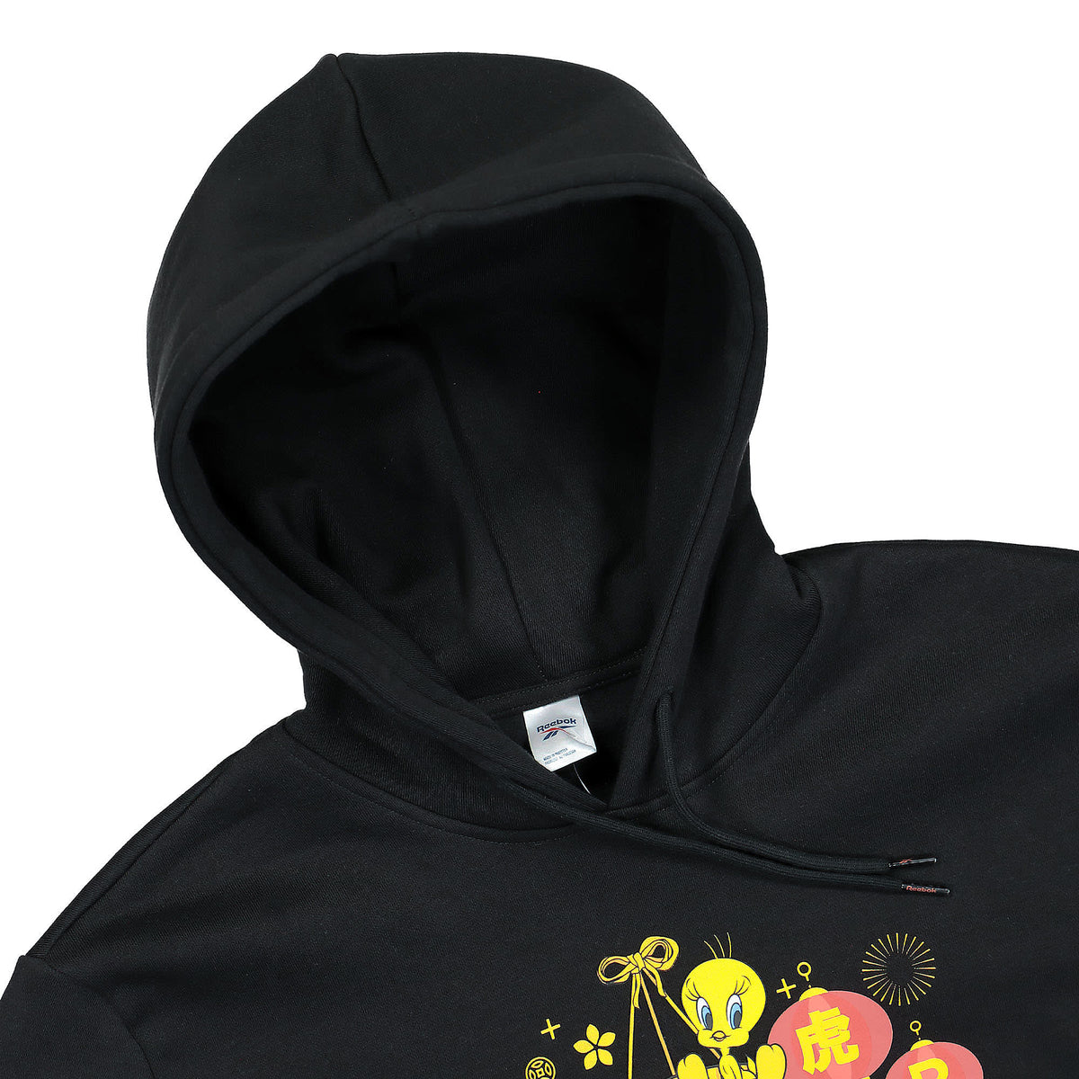 Reebok Hooded Sweatshirt Black Hoodies Close-up | Overkill