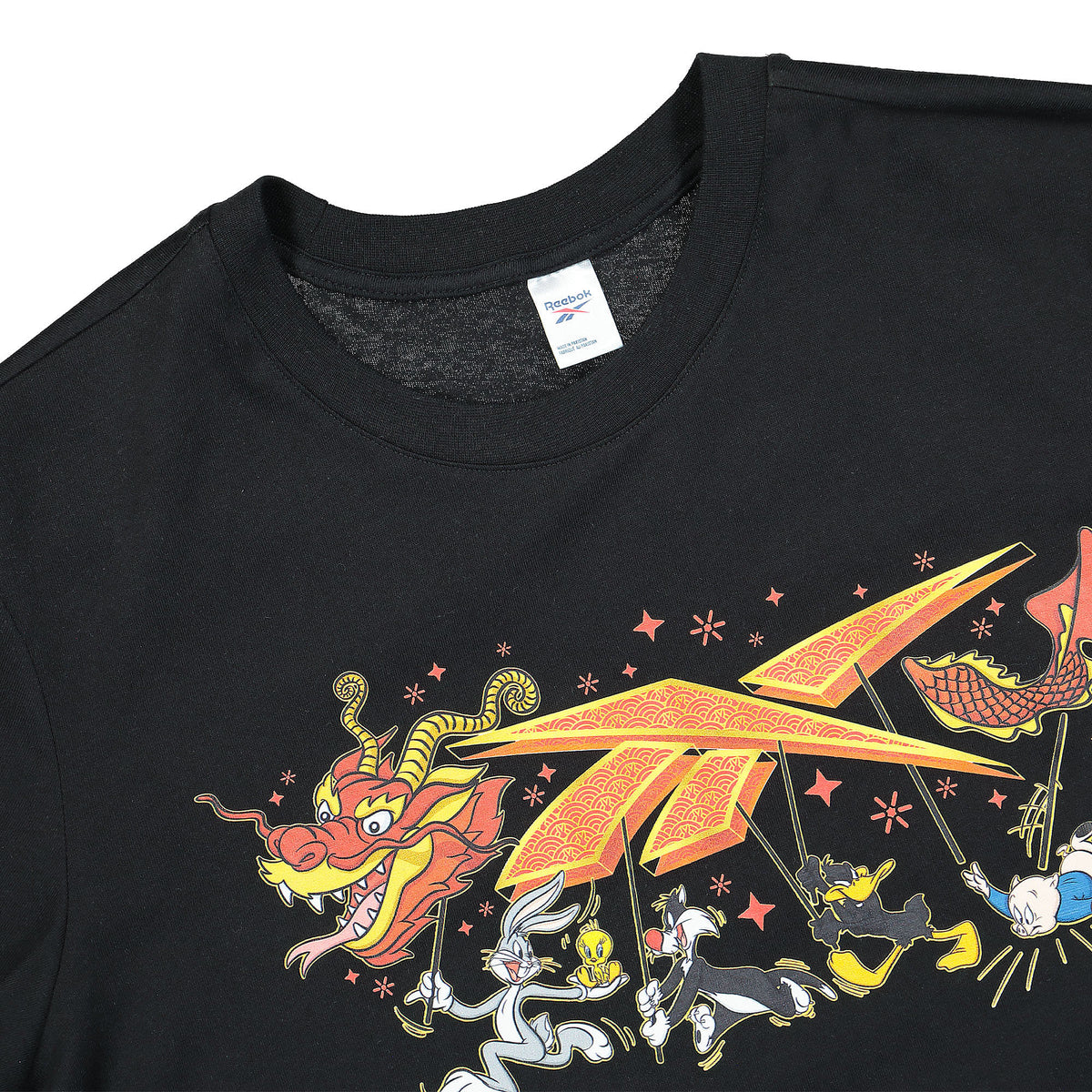Reebok Looney Tunes x Reebok Tee Black T-Shirts Close-up | Overkill