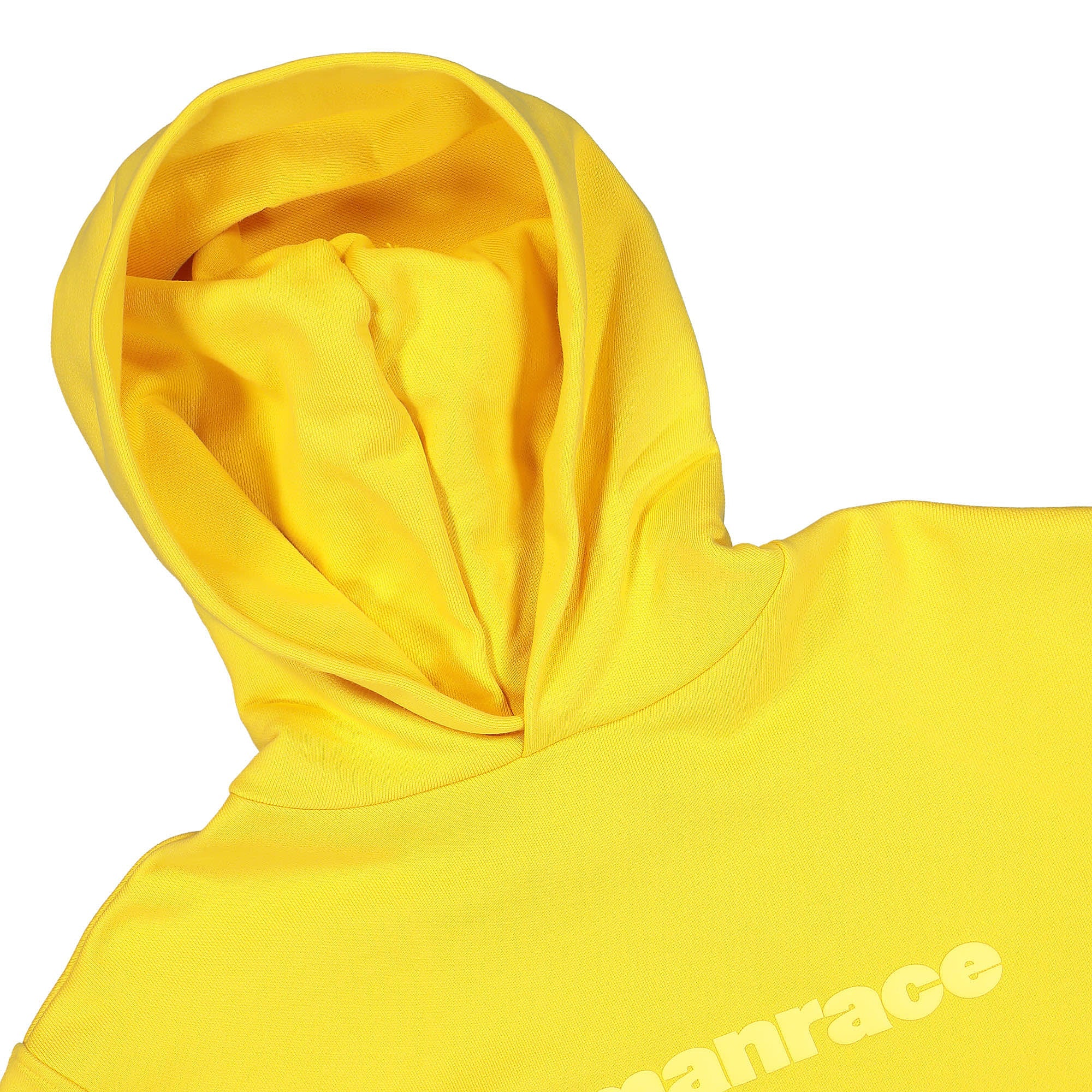 adidas Pharrell Williams x adidas Basics Hoodie Bold Gold Hoodies Close-up | Overkill