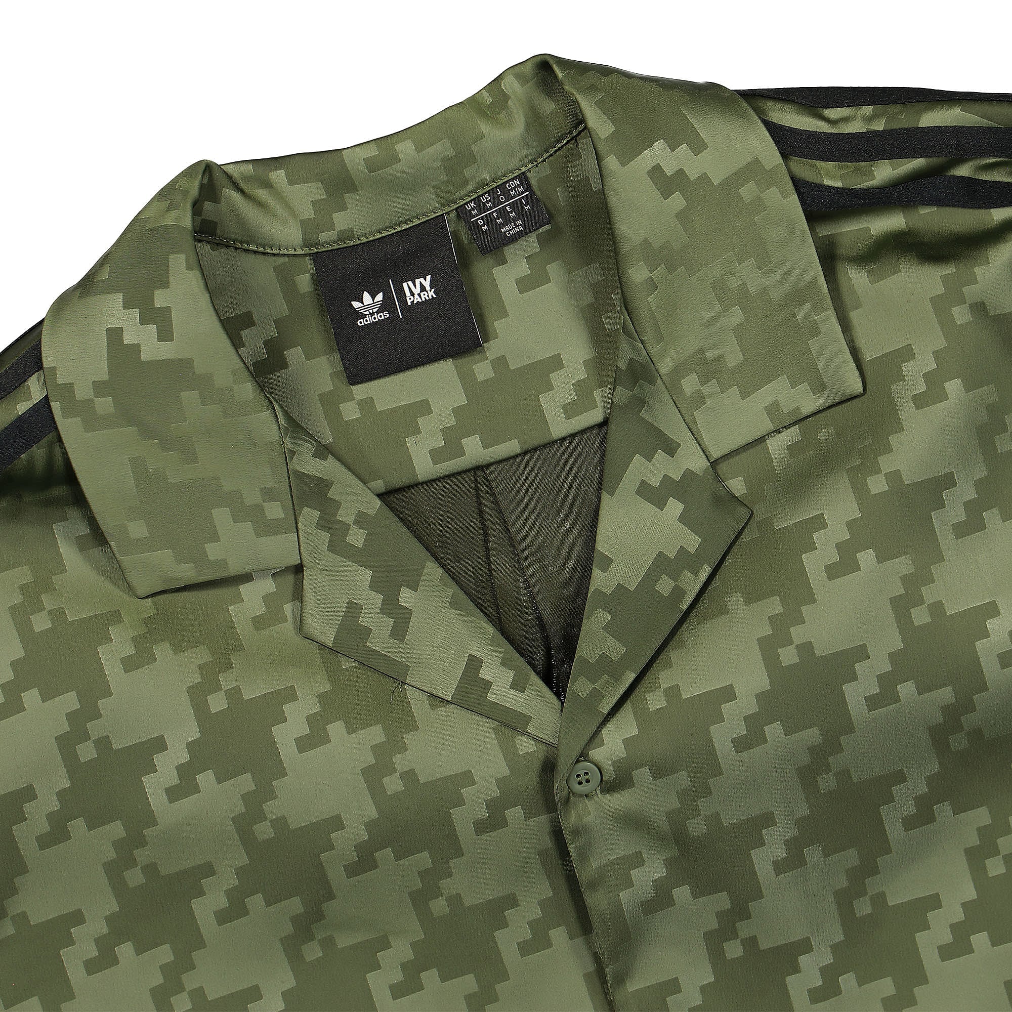 adidas Ivy Park x adidas Satin Top Wild Pine Shirts Close-up | Overkill
