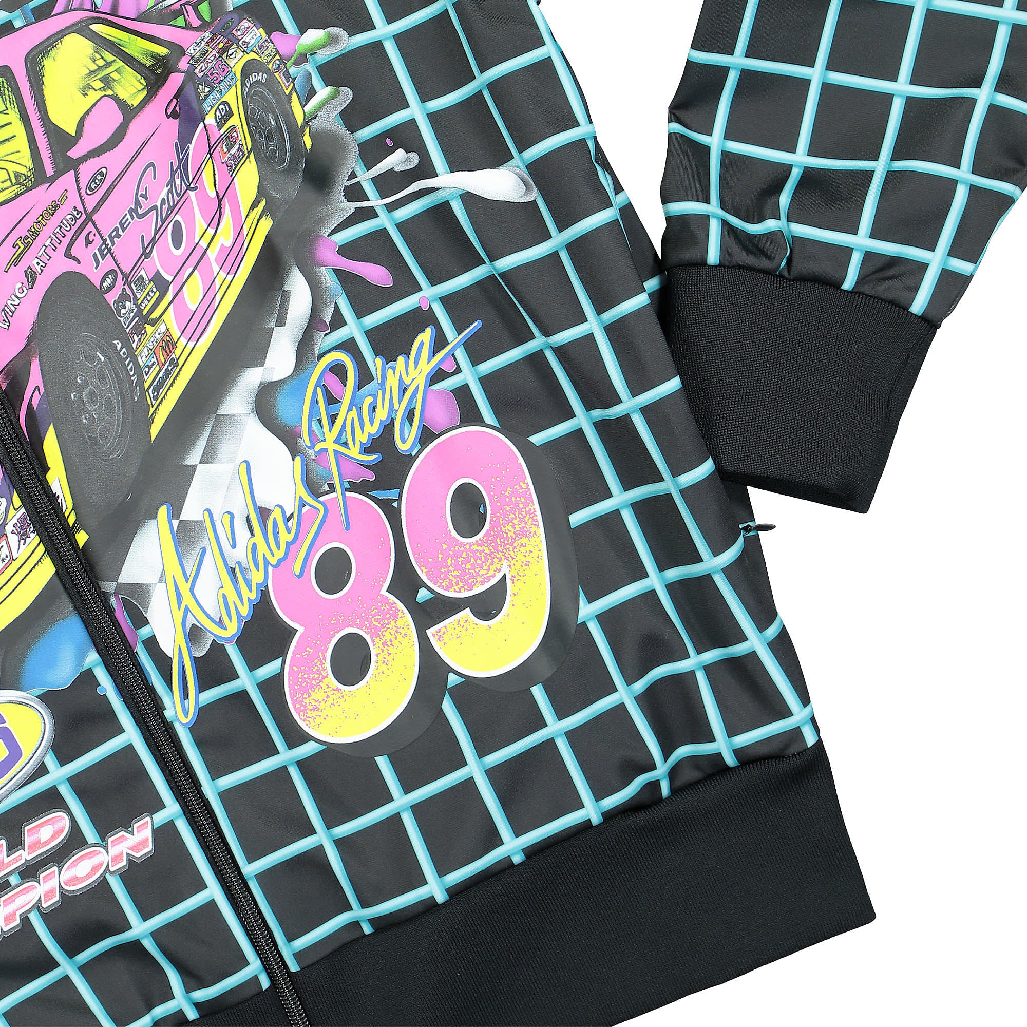 adidas Jeremy Scott x adidas Rally Track Top Black Track Jackets Detailfoto | Overkill