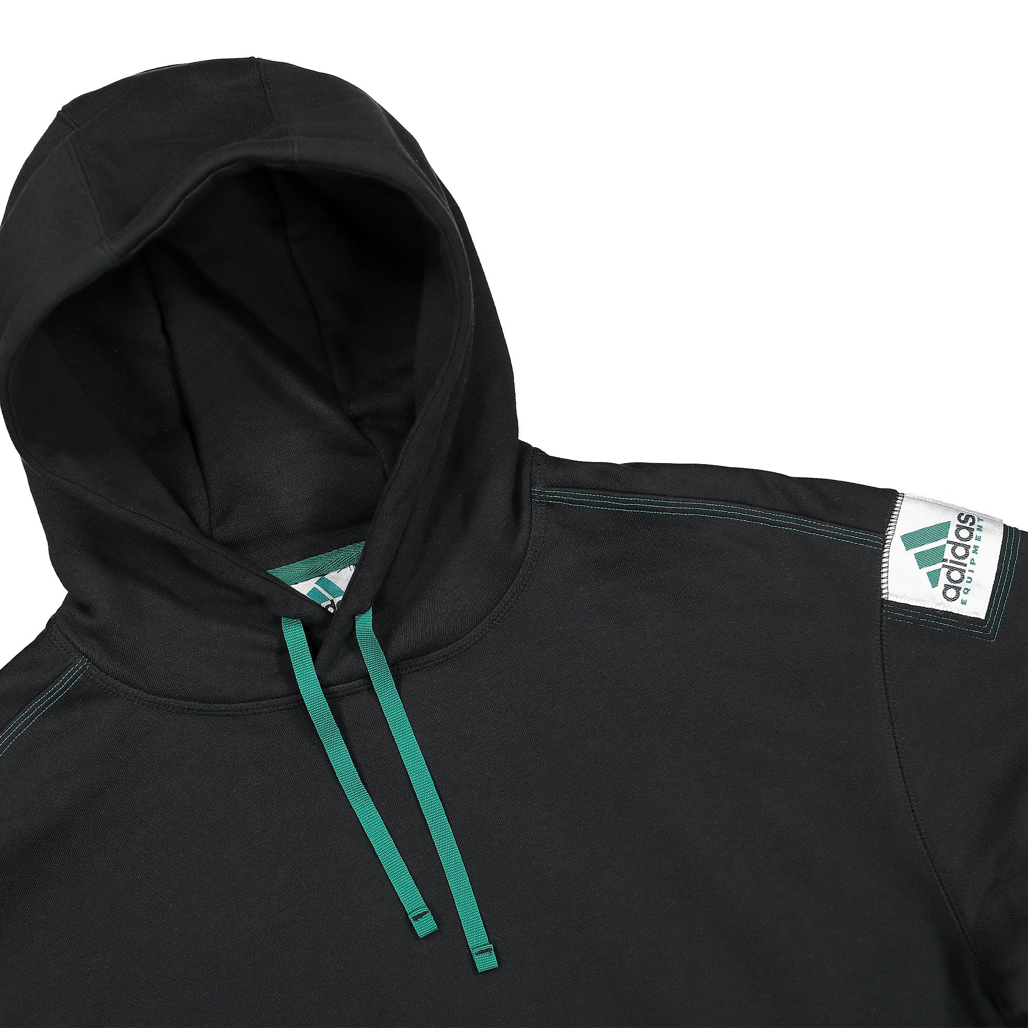 adidas Consortium Equipment Hoodie Black Hoodies Close-up | Overkill