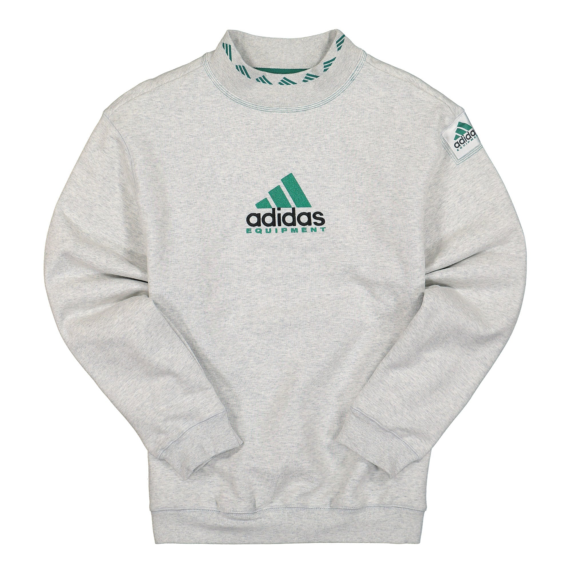 adidas Consortium Equipment Crewneck Light Grey Heather Sweatshirts HG8094 | Overkill