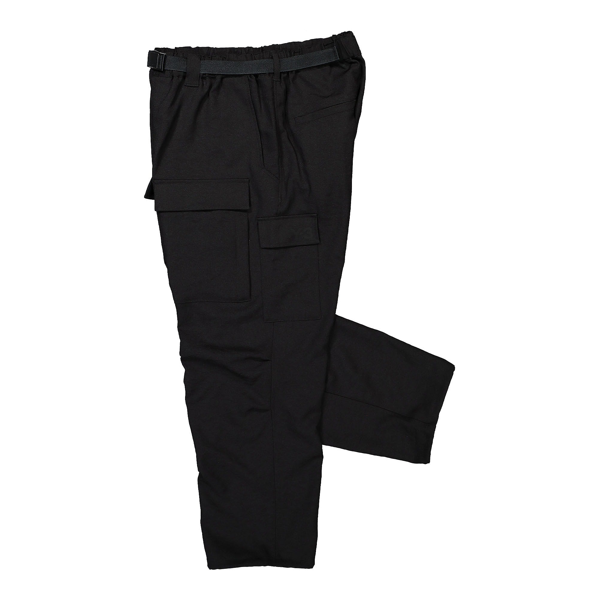 Y-3 Classic Sport Uniform Cargo Pant Black Cargo Pants Close-up | Overkill