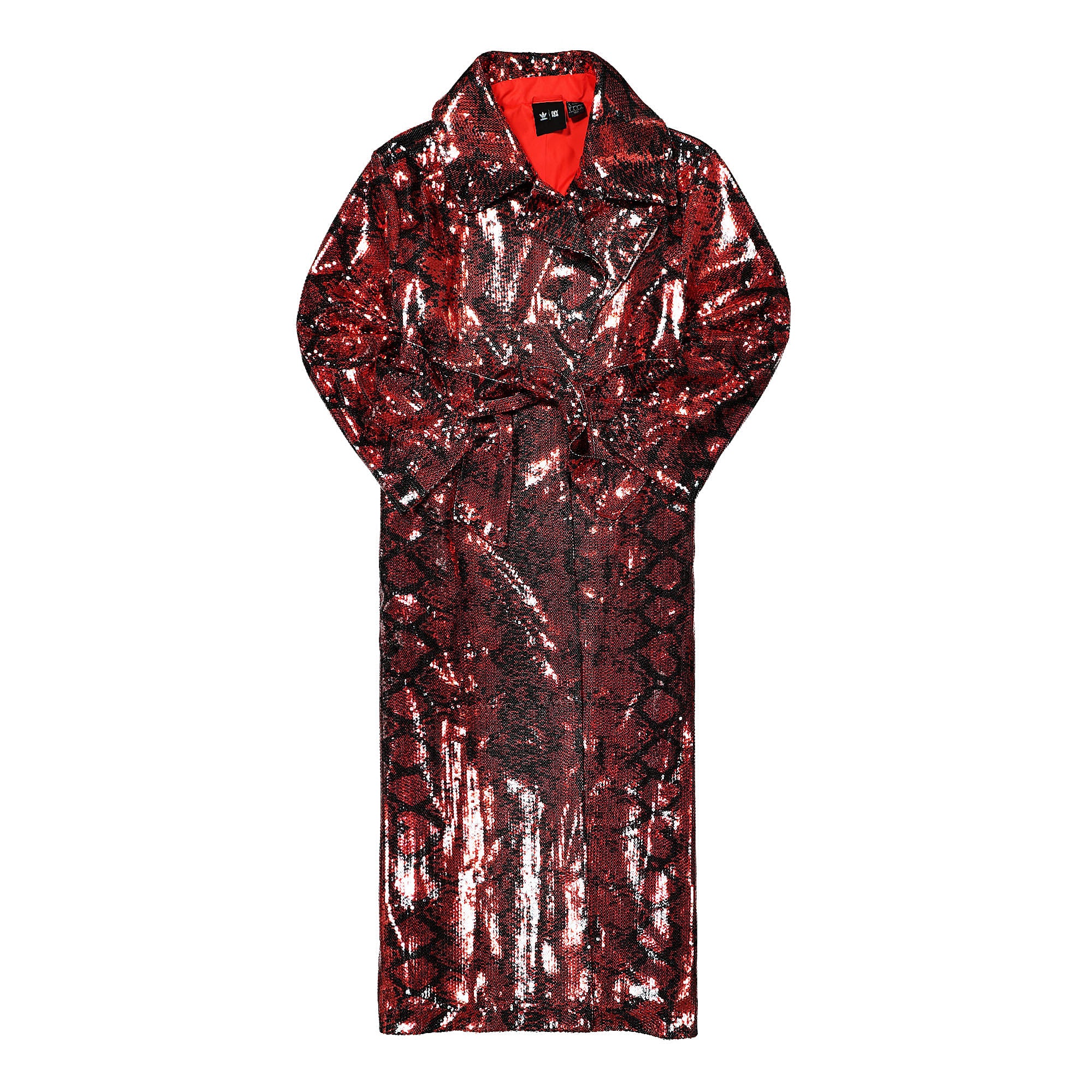 adidas Ivy Park x adidas Sequin Duster Jacket Red / Black Jackets HH7330 | Overkill