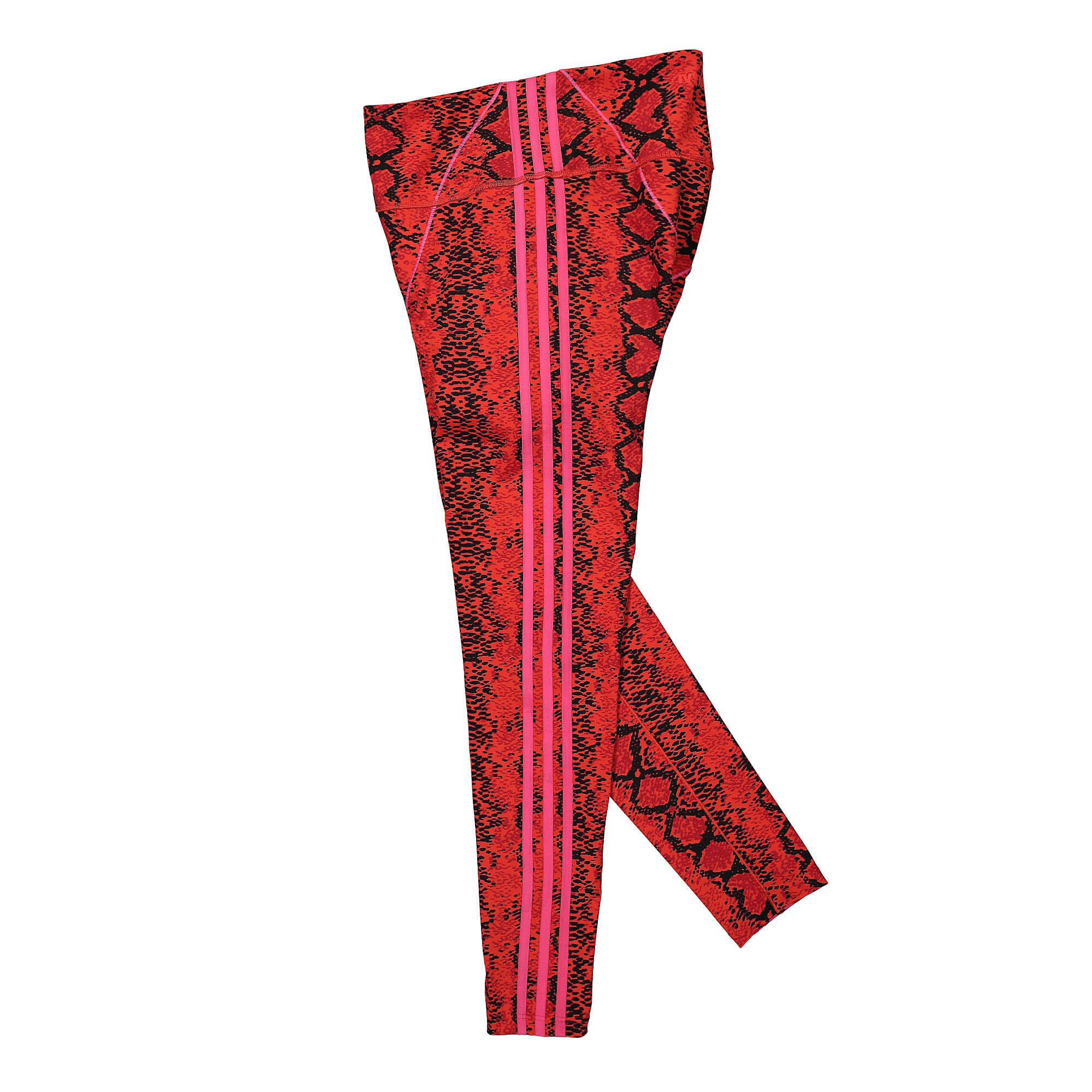 adidas Ivy Park x adidas AOP Tight Red / Black Sweat & Track Pants Close-up | Overkill