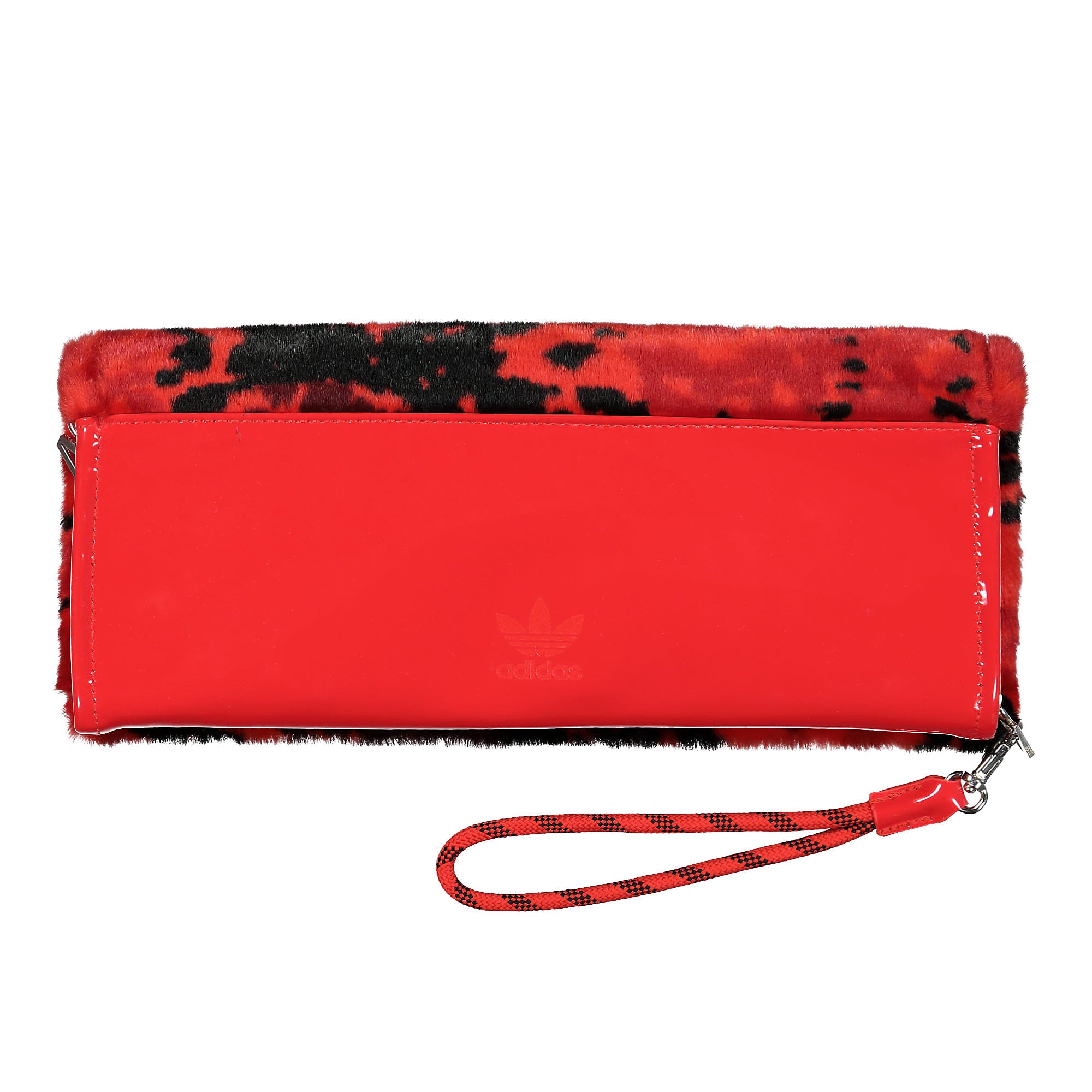 adidas Ivy Park x adidas Printed Fur Envelope Clutch Red Shoulder & Cross Body Bags Material | Overkill