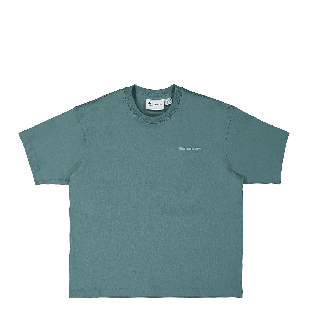 adidas Pharrell Williams x adidas Basics Tee Hazy Emerald T-Shirts HI2957 | Overkill