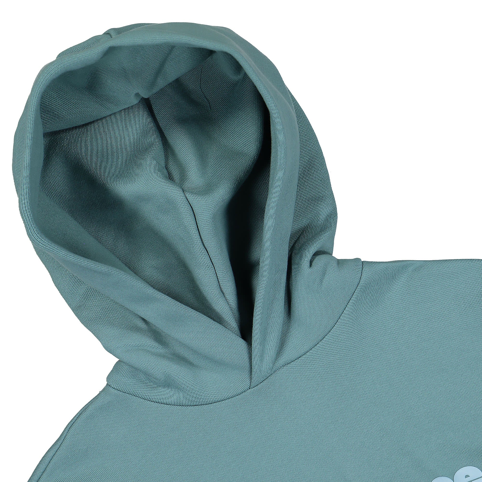 adidas Pharrell Williams x adidas Basics Hoodie Hazy Emerald Hoodies Close-up | Overkill