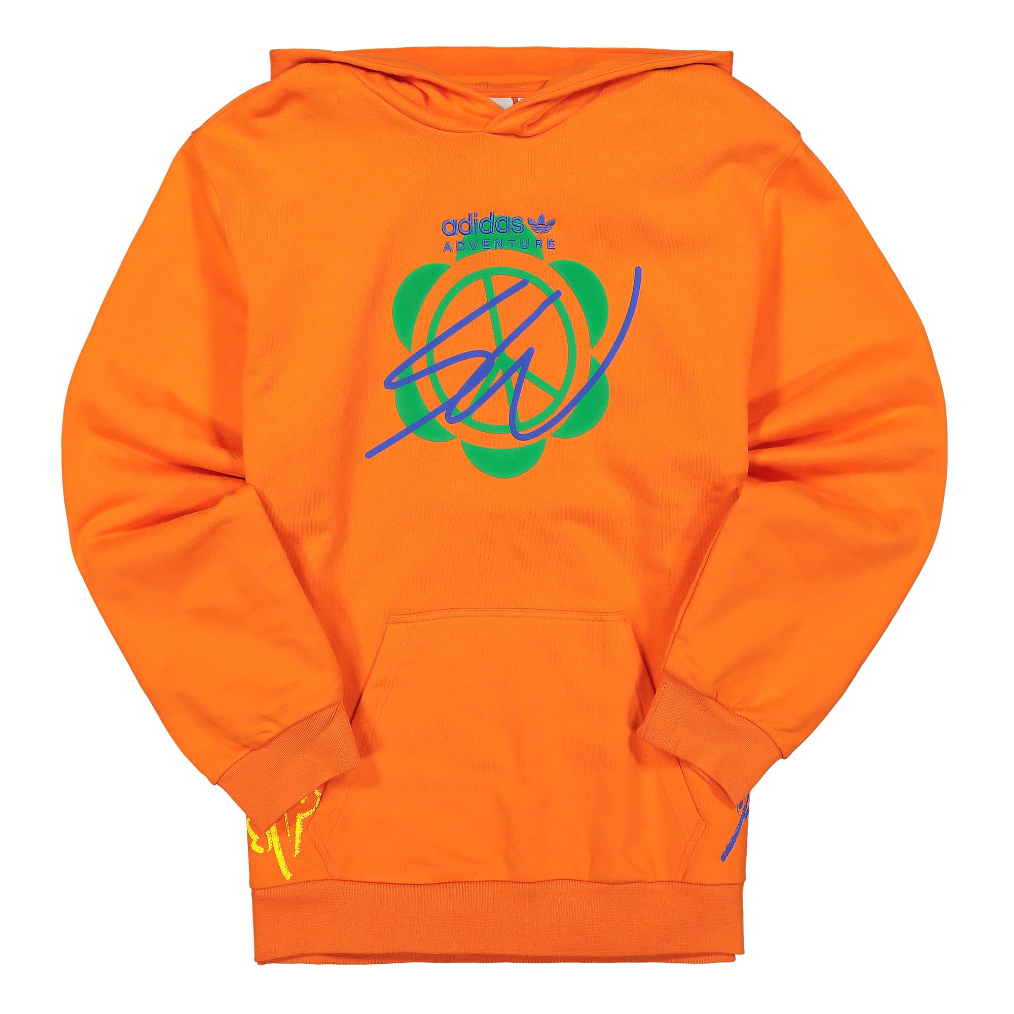 adidas Sean Wotherspoon x Atmos x adidas Superturf Hoodie Orange Hoodies HI3303 | Overkill