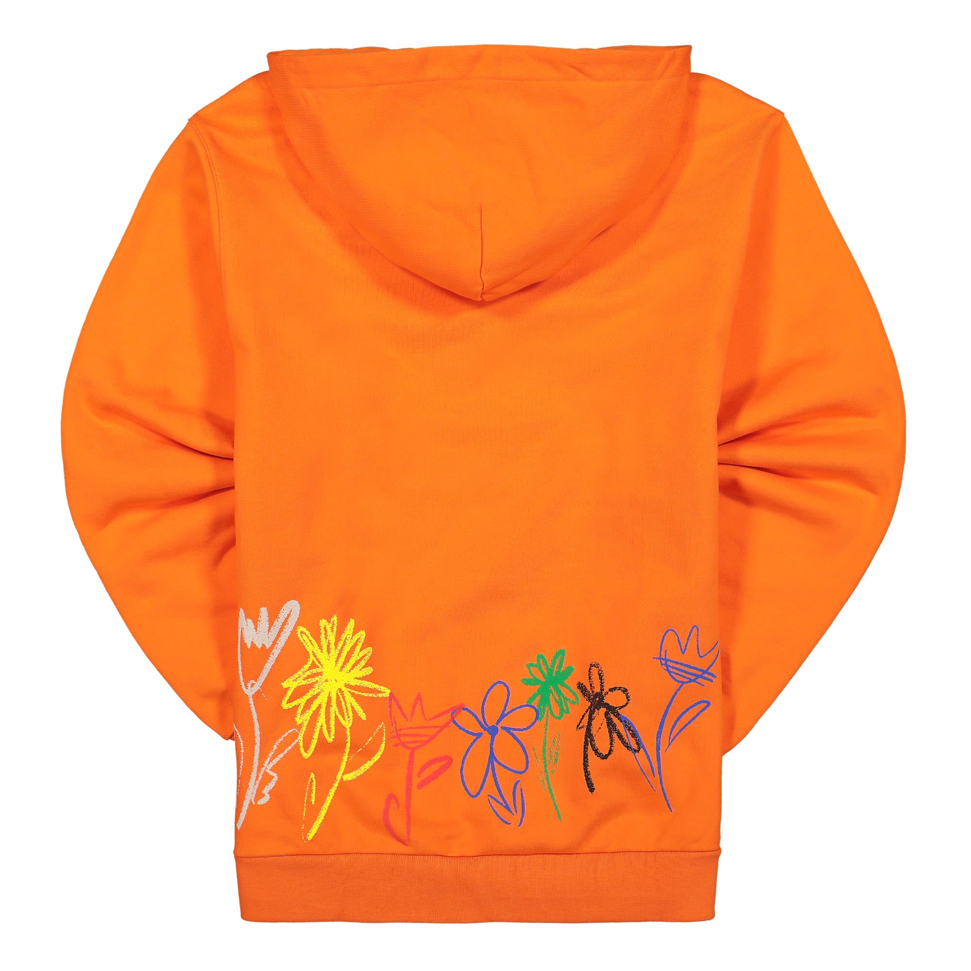 adidas Sean Wotherspoon x Atmos x adidas Superturf Hoodie Orange Hoodies Close-up | Overkill