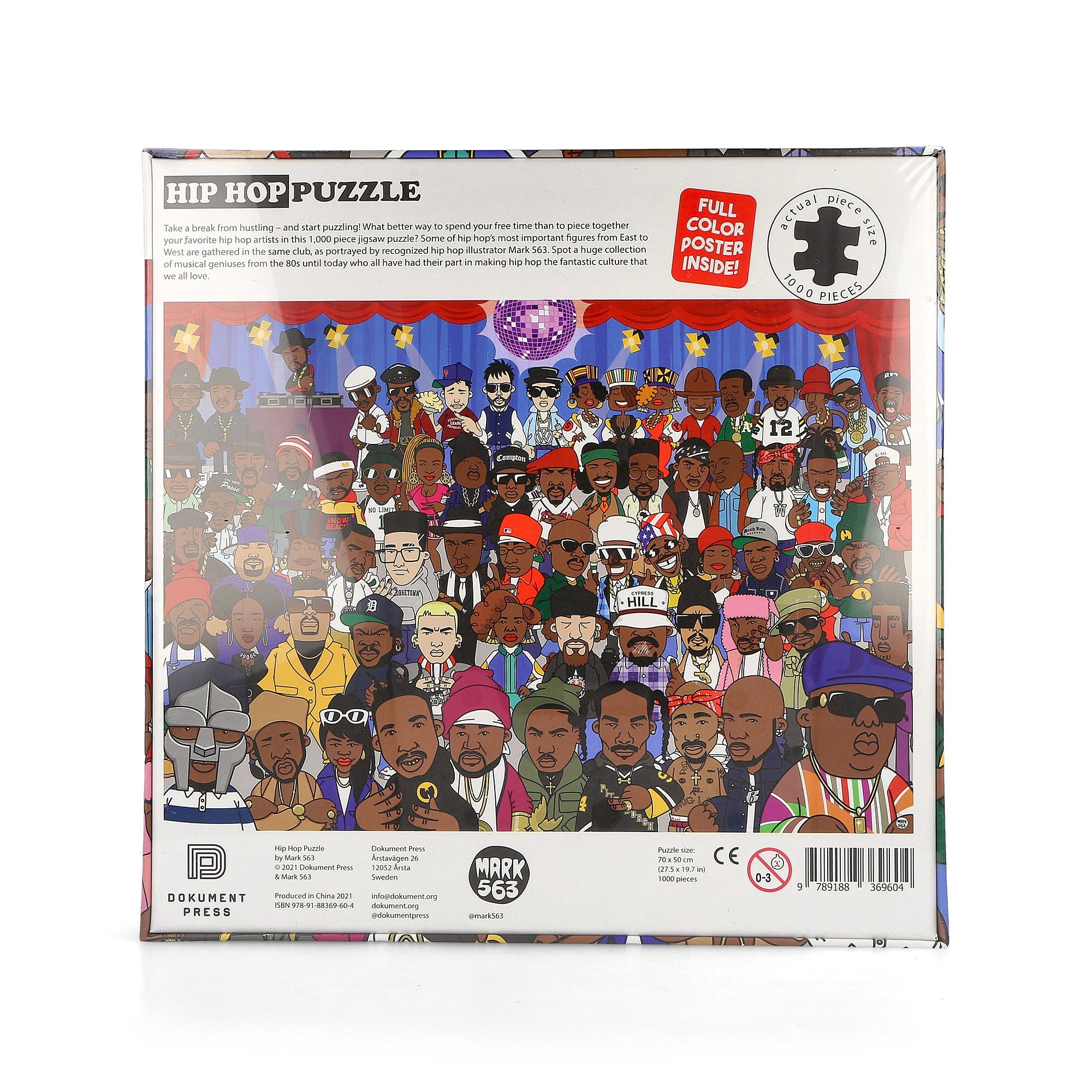overkill_Test Hip Hop Puzzle by Mark 563 Multicolor Collectibles & Toys Close-up | Overkill
