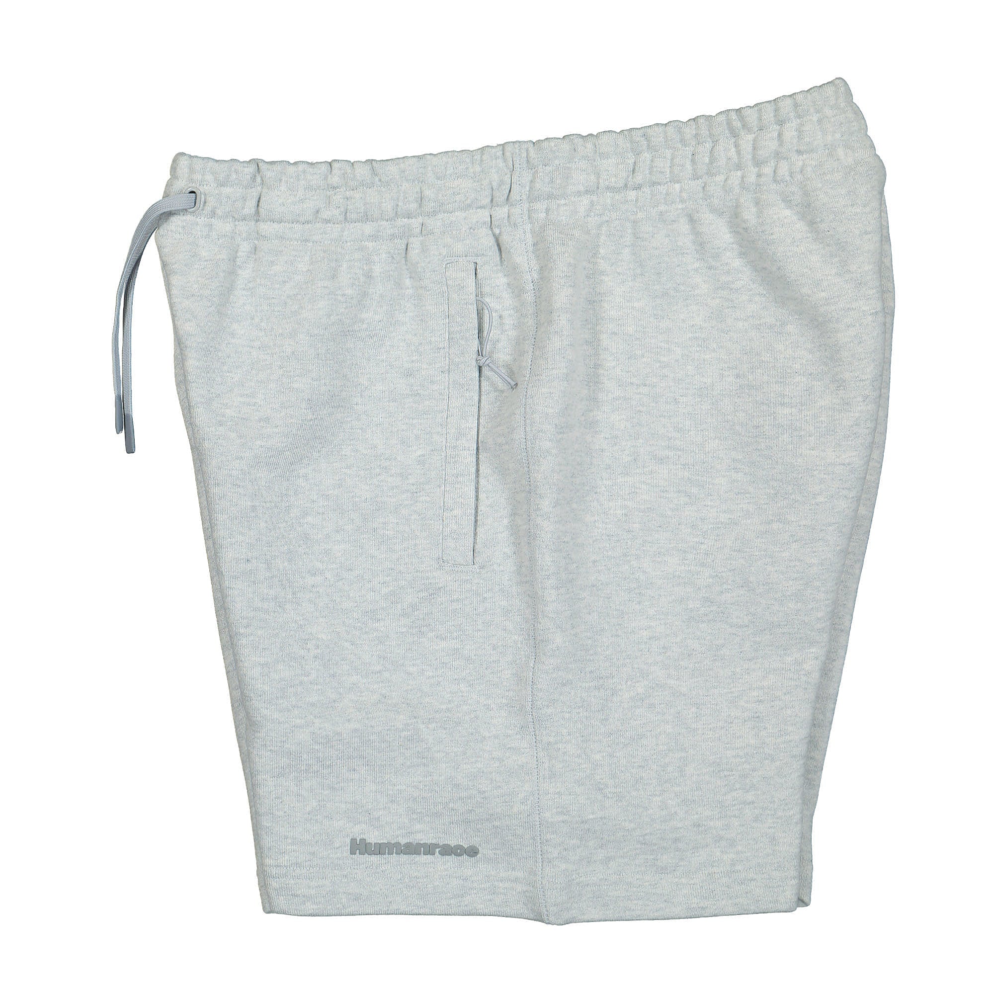 adidas Pharrell Williams x adidas Basics Short Light Grey Heather Shorts Close-up | Overkill