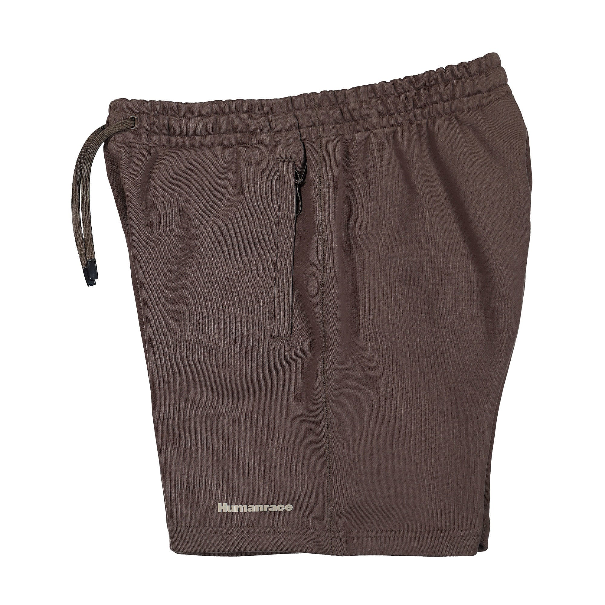 adidas Pharrell Williams x adidas Basics Short Brown Shorts Close-up | Overkill