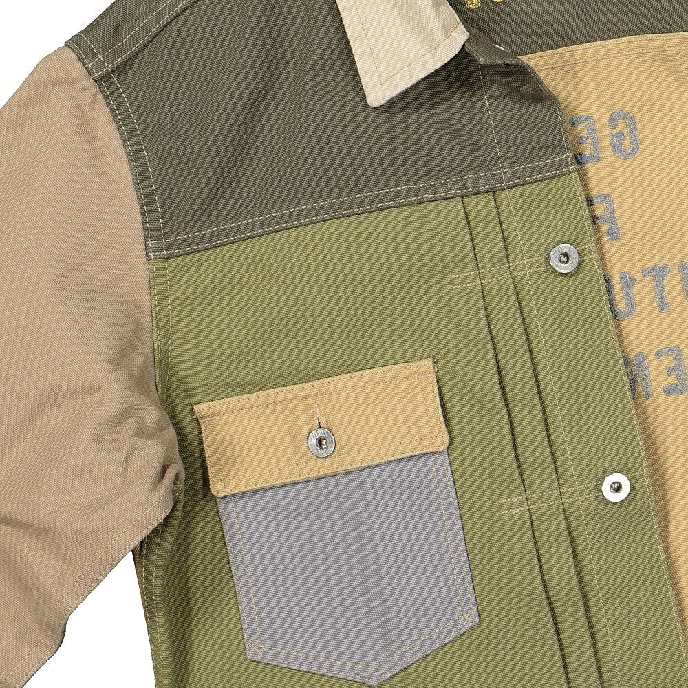 Human Made crazy work jacket Beige Jackets Close-up | Overkill