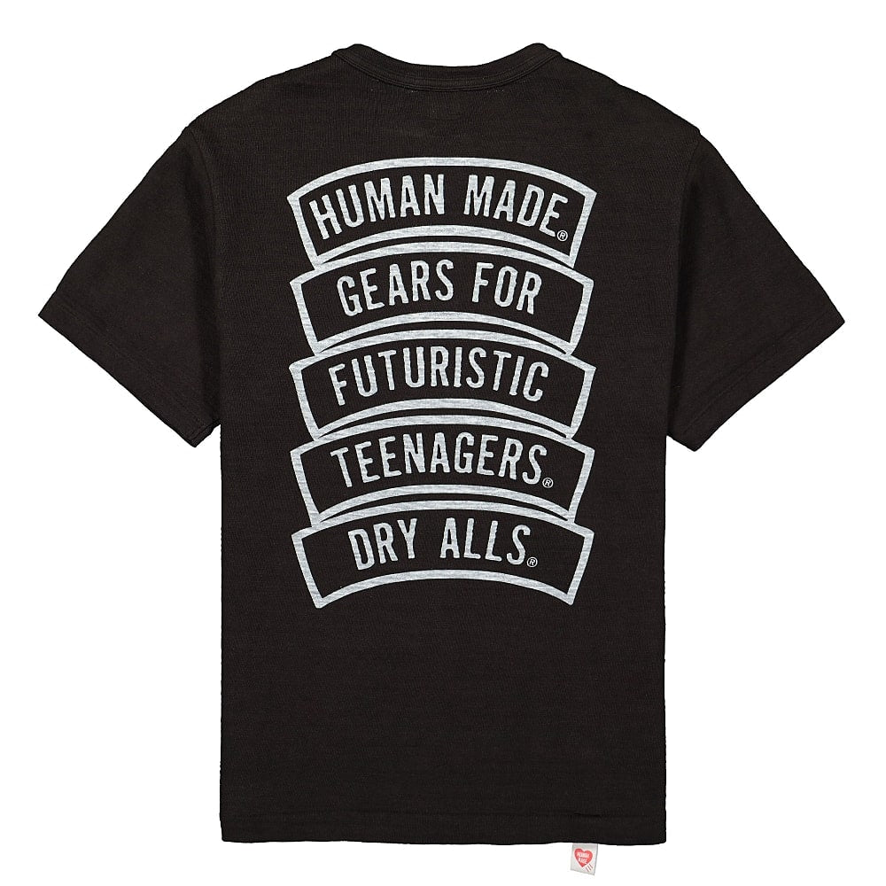 Human Made pocket skull t-shirt 01 Black T-Shirts Material | Overkill