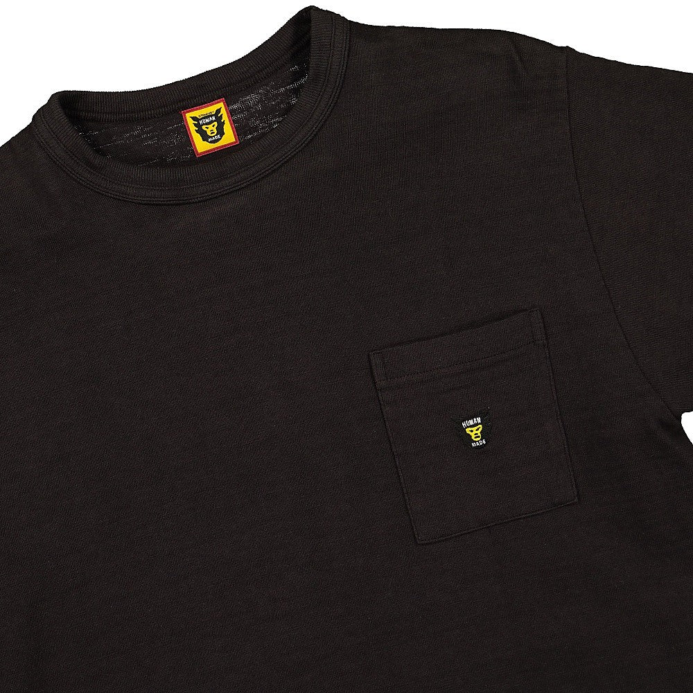Human Made pocket skull t-shirt 01 Black T-Shirts Close-up | Overkill