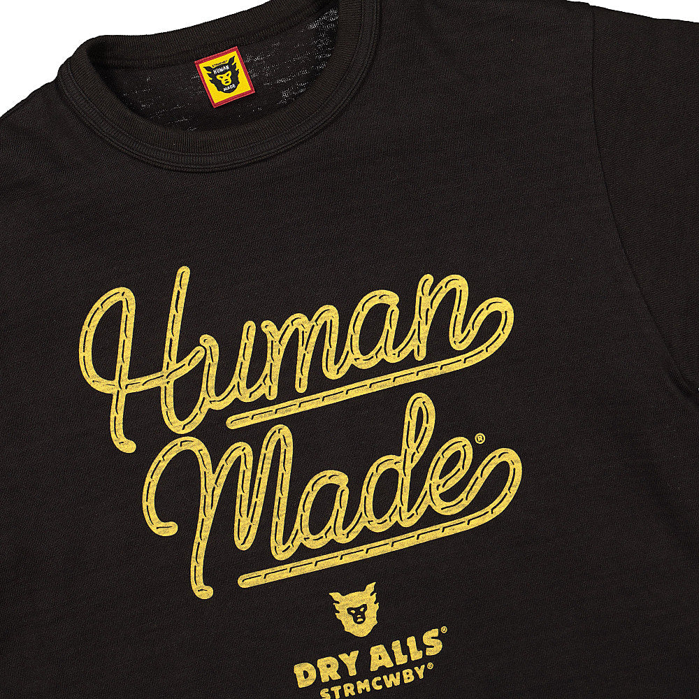 Human Made 1822 t-shirt Black T-Shirts Close-up | Overkill