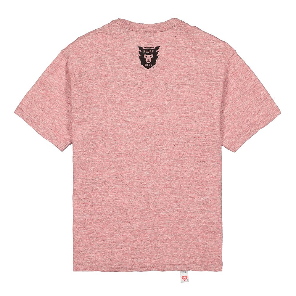 Human Made heart color t-shirt Pink T-Shirts Material | Overkill