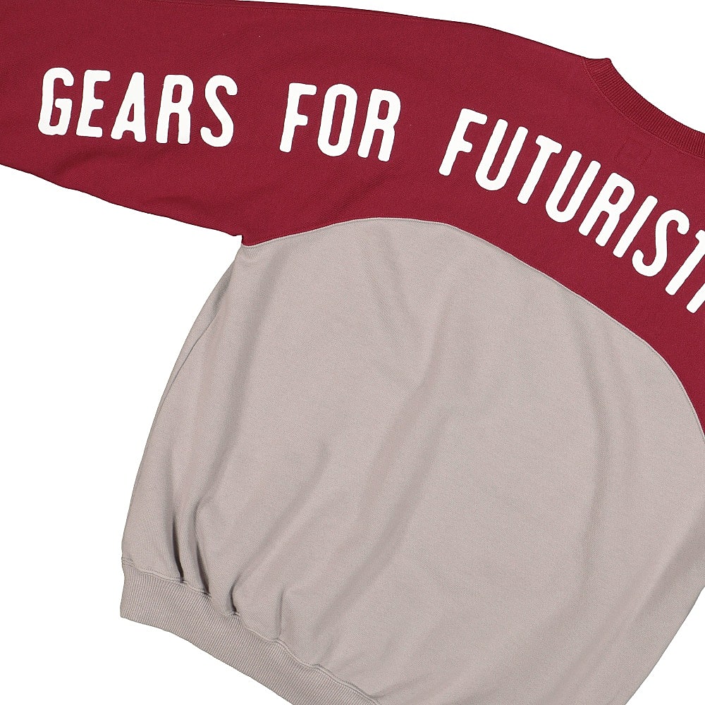 Human Made reglan sweatshirt Burgundy Sweatshirts Detailfoto | Overkill