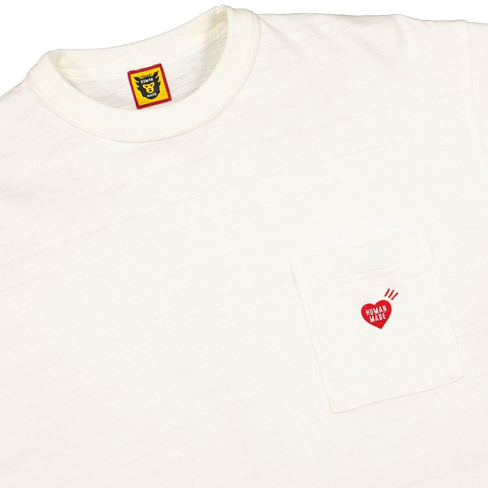 Human Made pocket t-shirt 1 White T-Shirts Close-up | Overkill