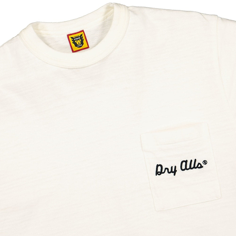 Human Made pocket t-shirt 2 White T-Shirts Close-up | Overkill