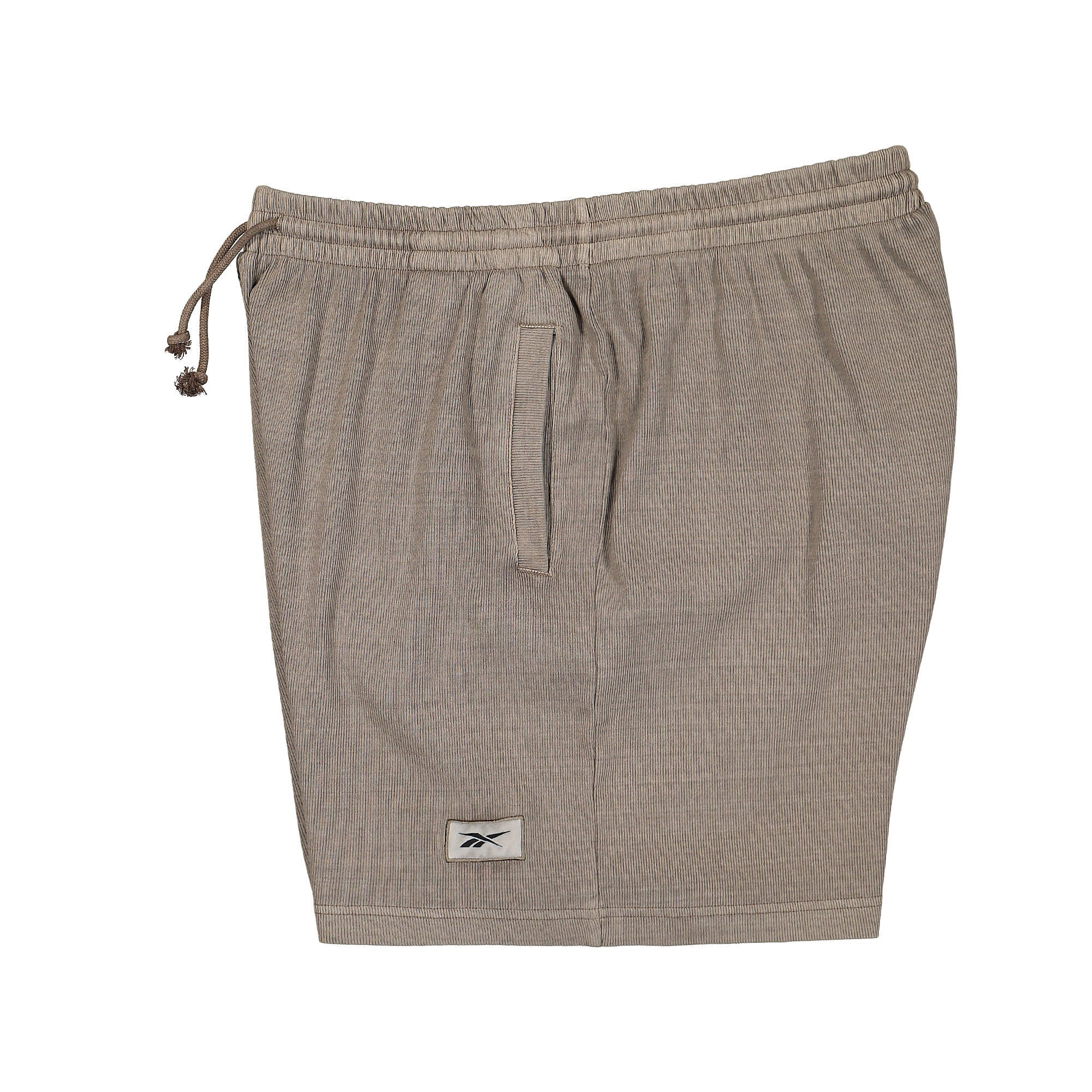 Reebok Classics Natural Dye Waffle Short Trek Grey Shorts Close-up | Overkill