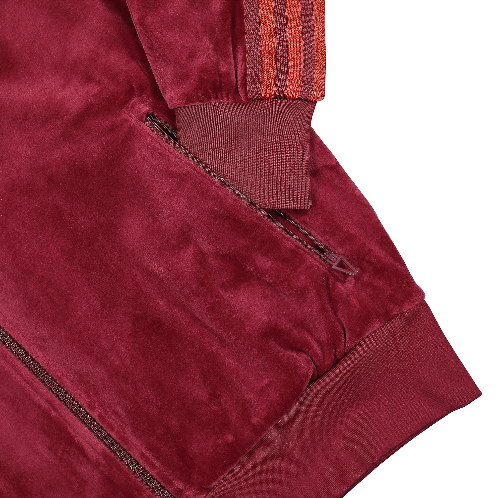 adidas Ivy Park x adidas Velour Track Jacket Cherry Wood Track Jackets Detailfoto | Overkill