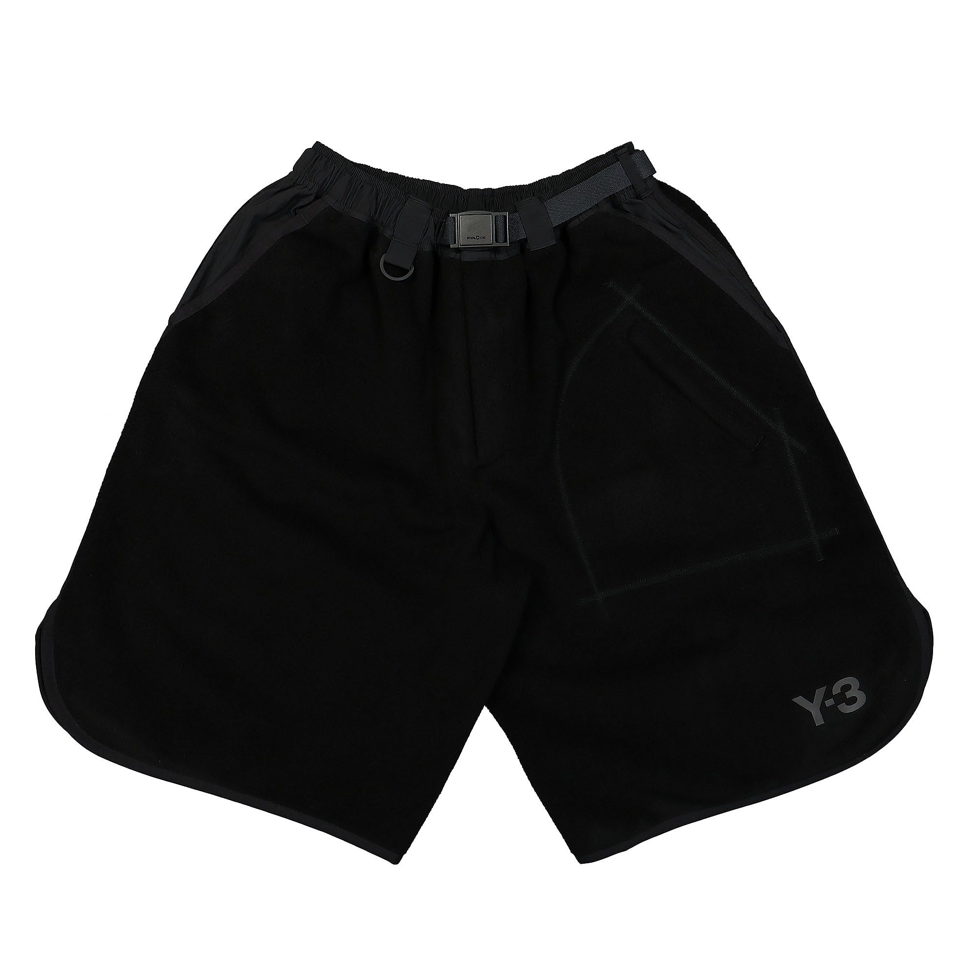Y-3 Leo Fleece Football Short Black Shorts HN1971 | Overkill