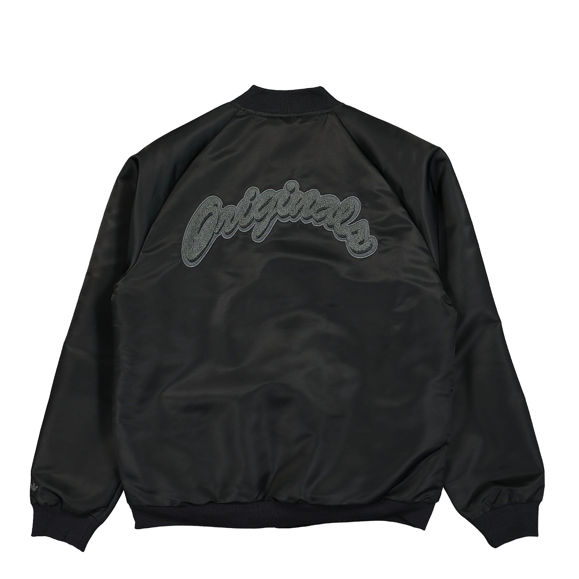 adidas College Jacket Black Bomber & Varsity Jackets Close-up | Overkill