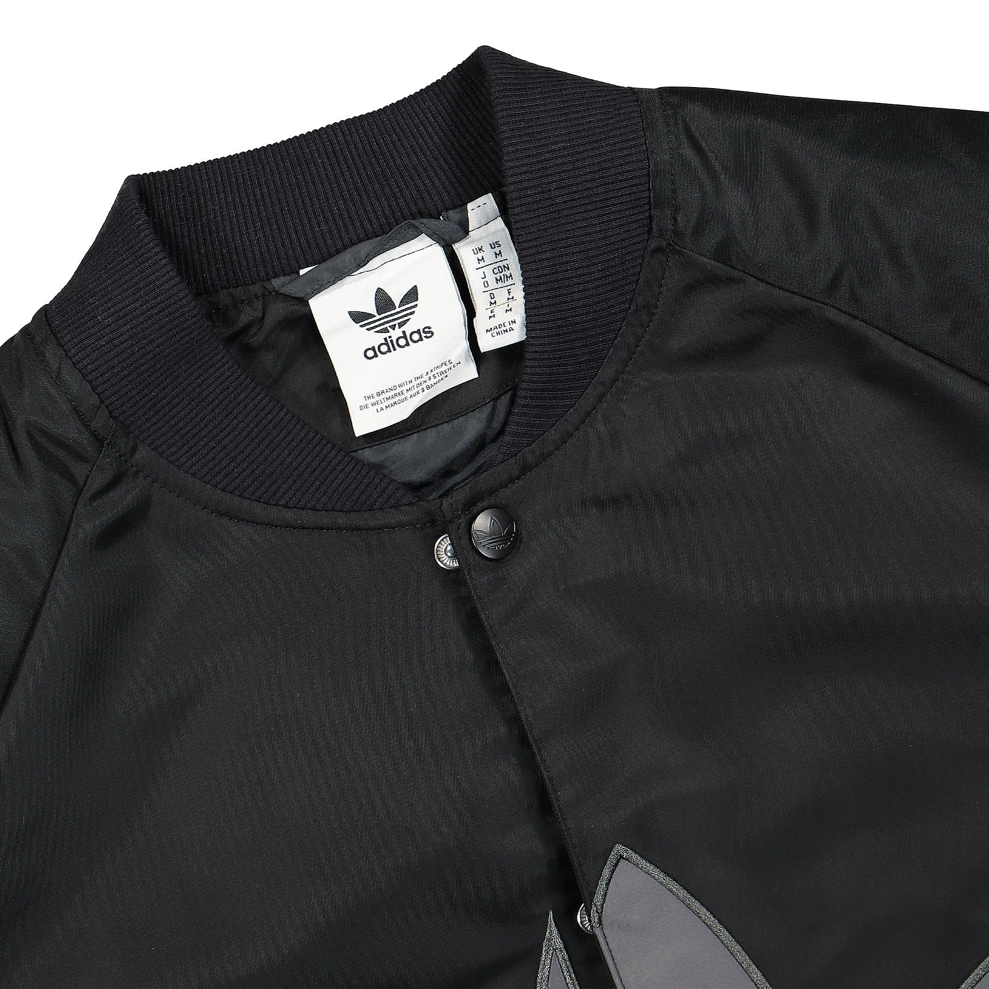 adidas College Jacket Black Bomber & Varsity Jackets Material | Overkill