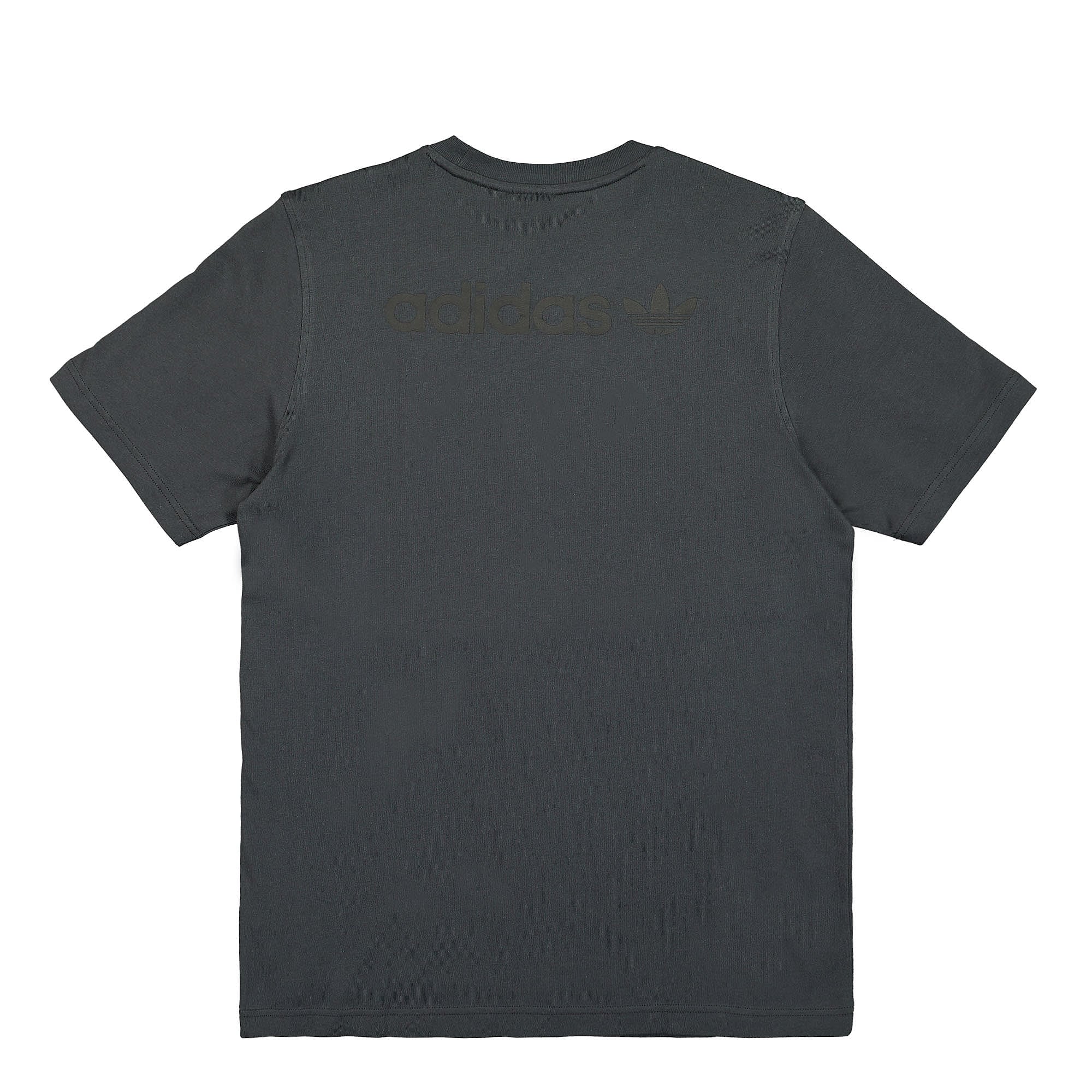 adidas Logo Tee Carbon T-Shirts Close-up | Overkill