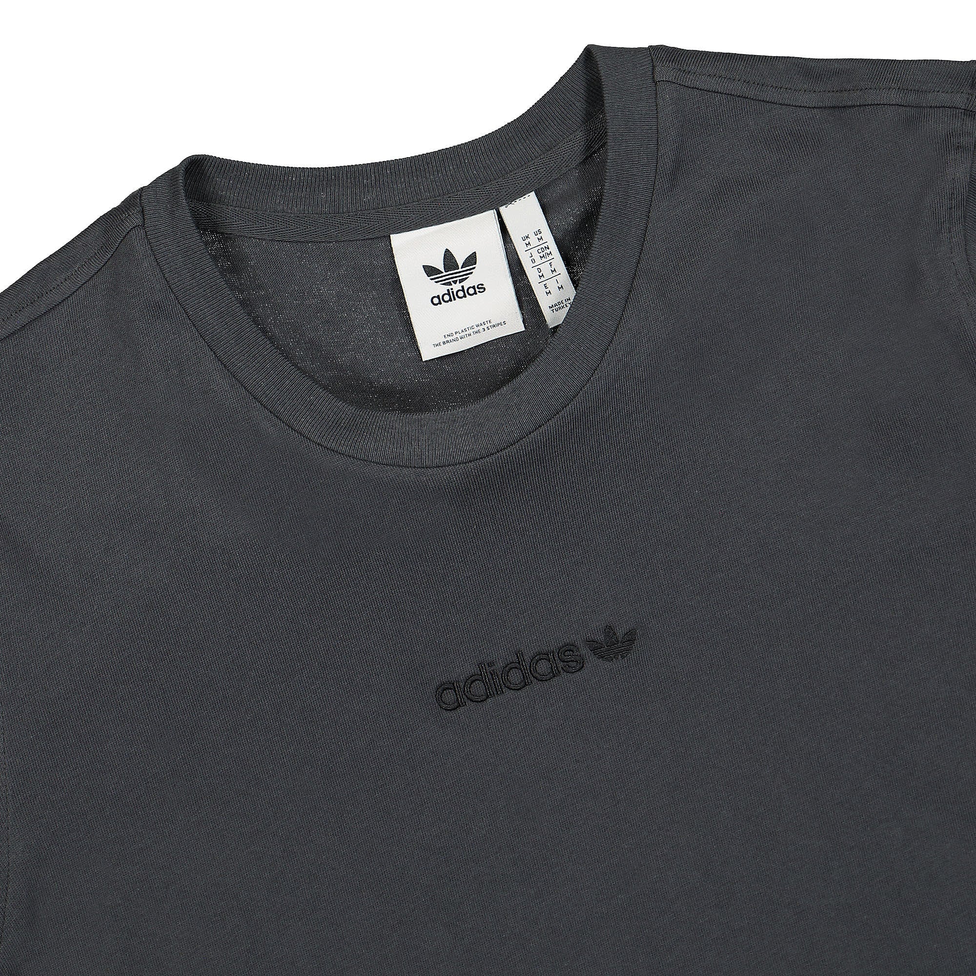 adidas Logo Tee Carbon T-Shirts Material | Overkill
