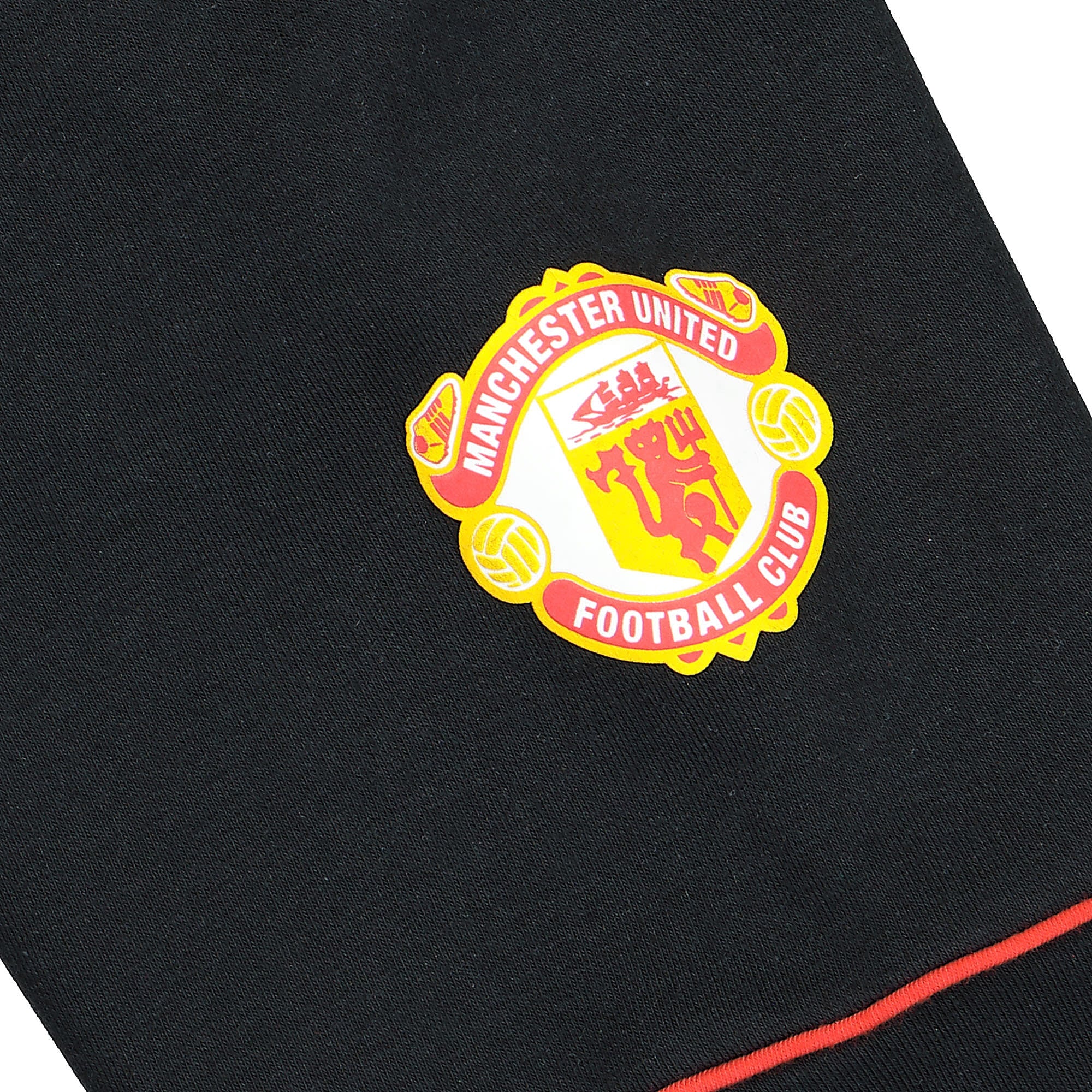 adidas Manchester United French Terry Crew Sweatshirt Black Sweatshirts Detailfoto | Overkill