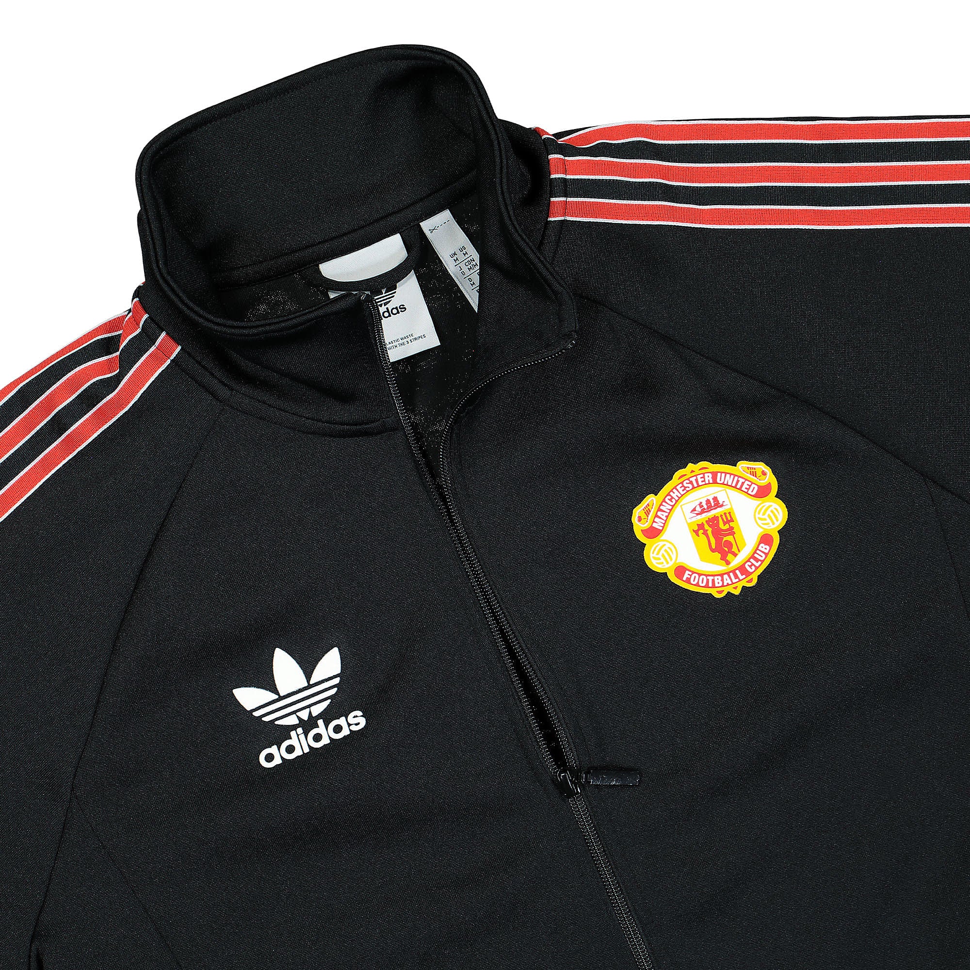 adidas Manchester United Originals Jacket Black Jackets Close-up | Overkill