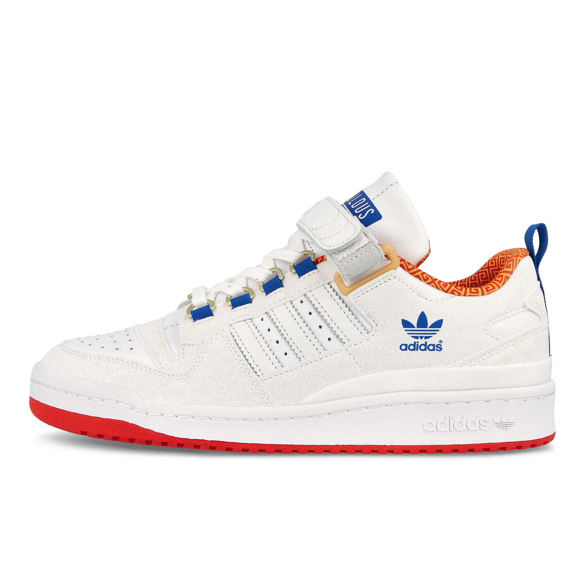 adidas forum low Footwear White-Footwear White-Red Sneakers HP2355 | Overkill