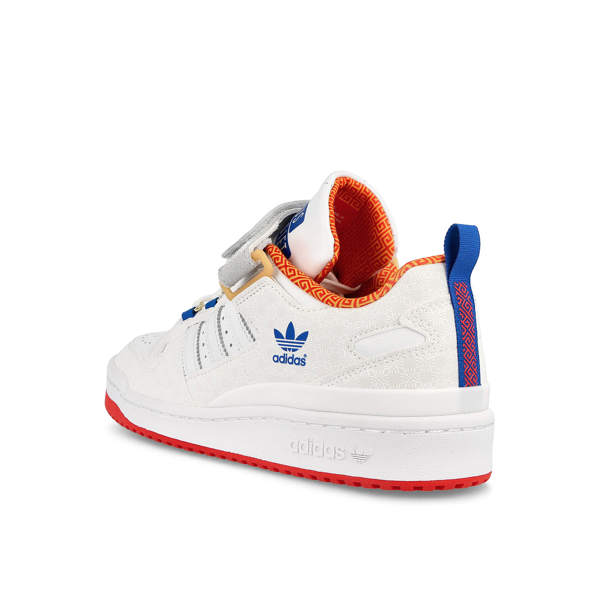 adidas forum low Footwear White-Footwear White-Red Sneakers Material | Overkill