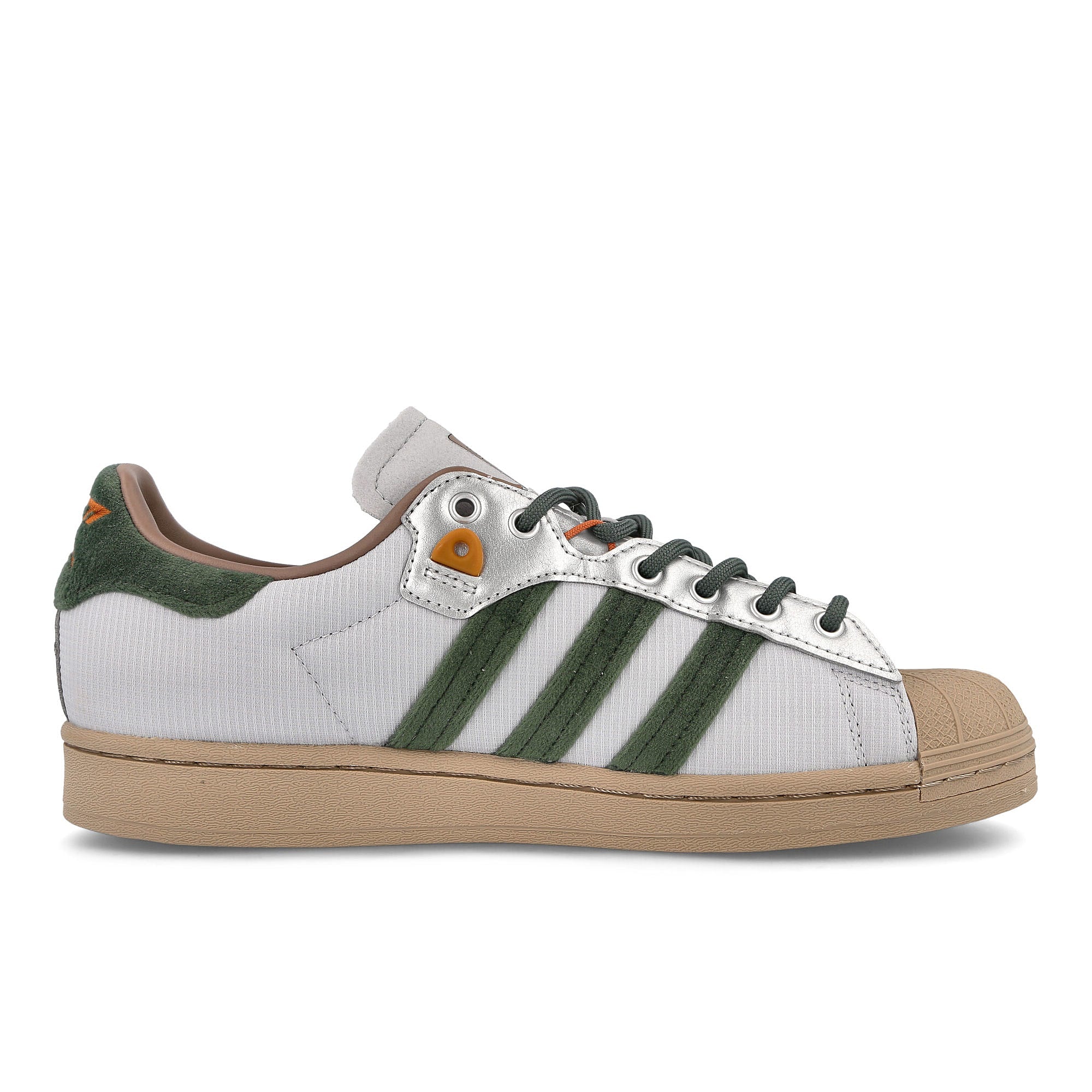 adidas superstar yanwai Matte Silver / Green Oxide / Tech Copper Sneakers Silhouette | Overkill