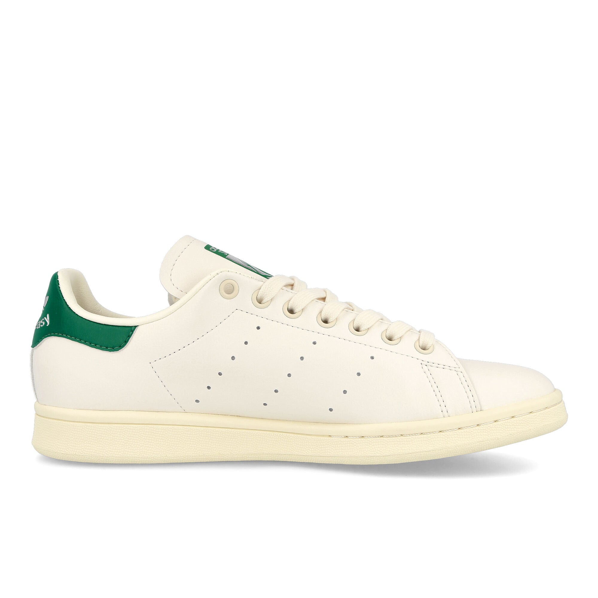 adidas Stan Smith Chalk White / Chalk White / Bright Green Sneakers Silhouette | Overkill