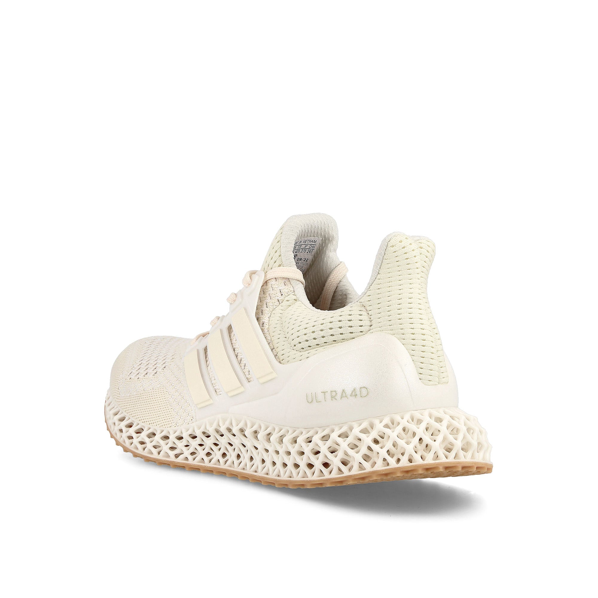 adidas Ultra 4D Wonder White-Wonder White-Gold Metallic Sneakers Material | Overkill